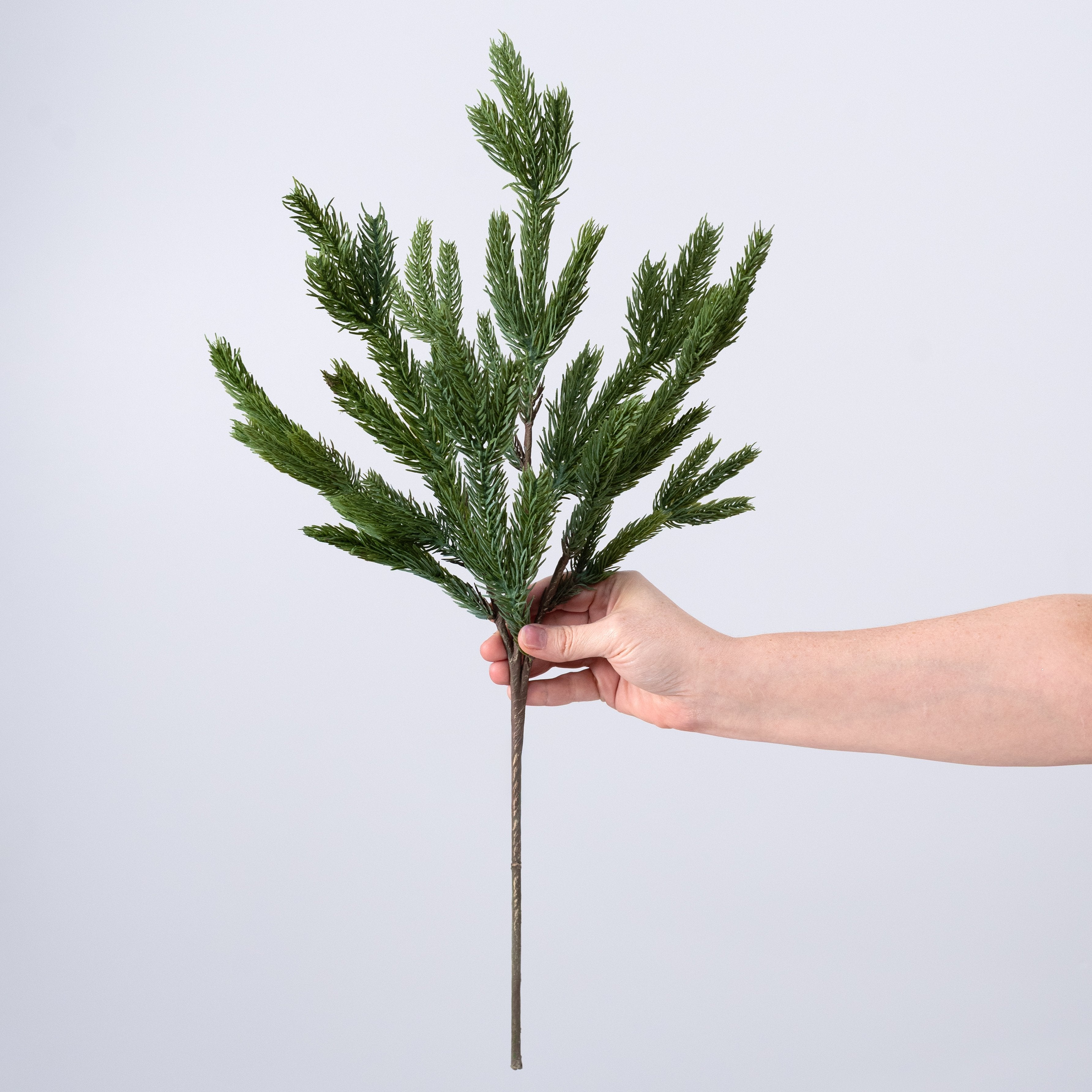 24" Soft Touch Pine Spray: Evergreen detail photo 3
