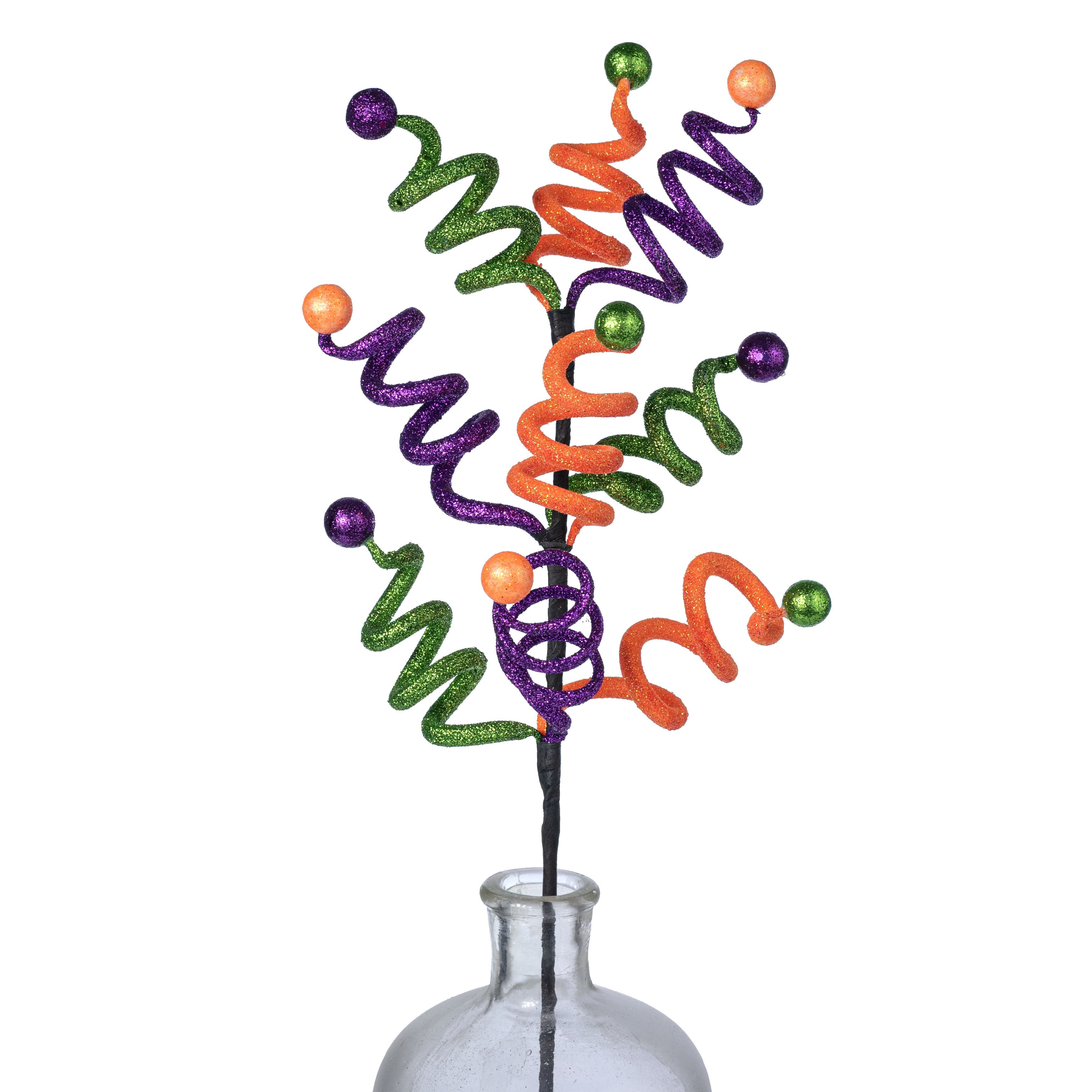 26:" Curly Ball Spray: Bright Halloween Item Number: 57363HAL