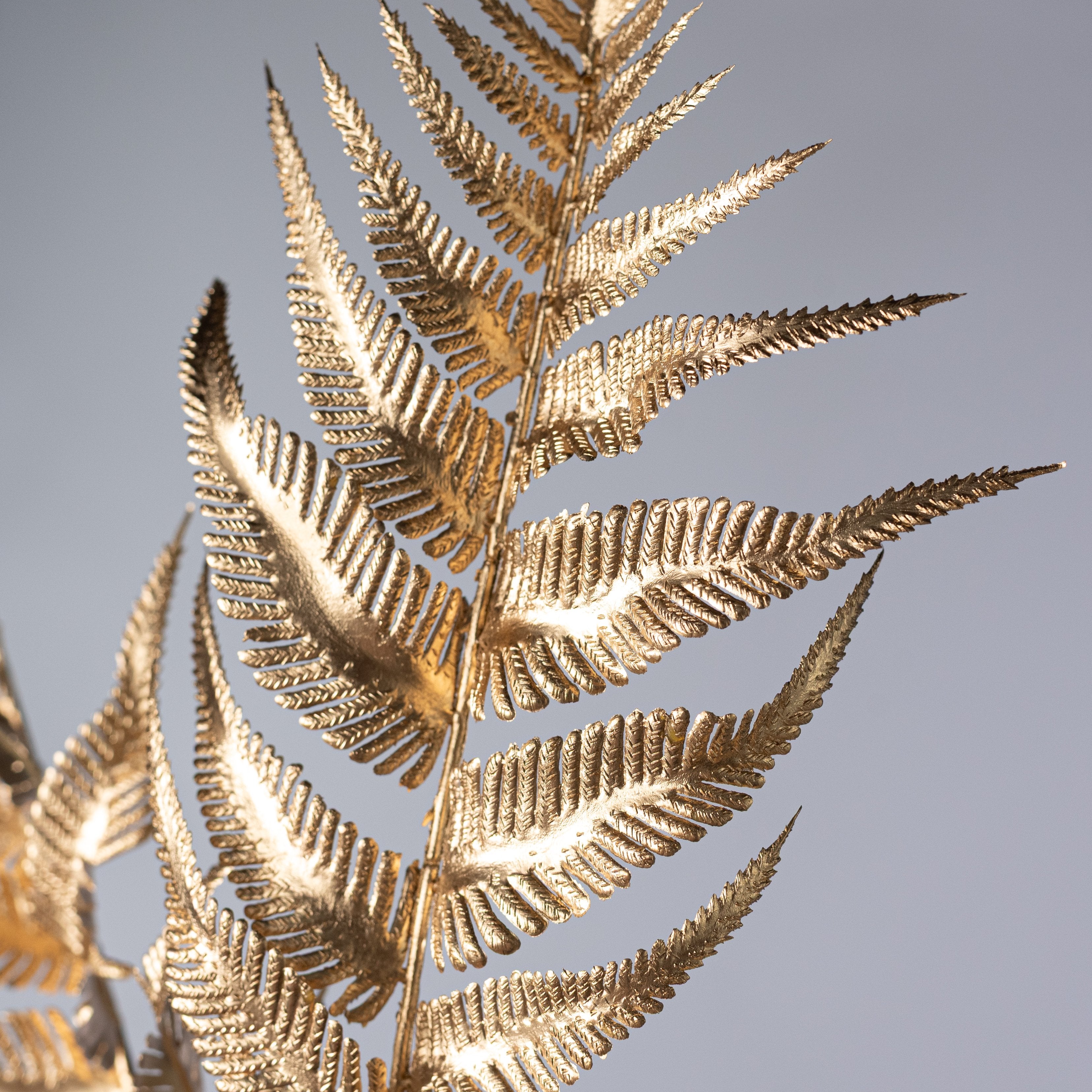 26" Metallic Fern Leaf Spray: Gold Lifestyle Photo