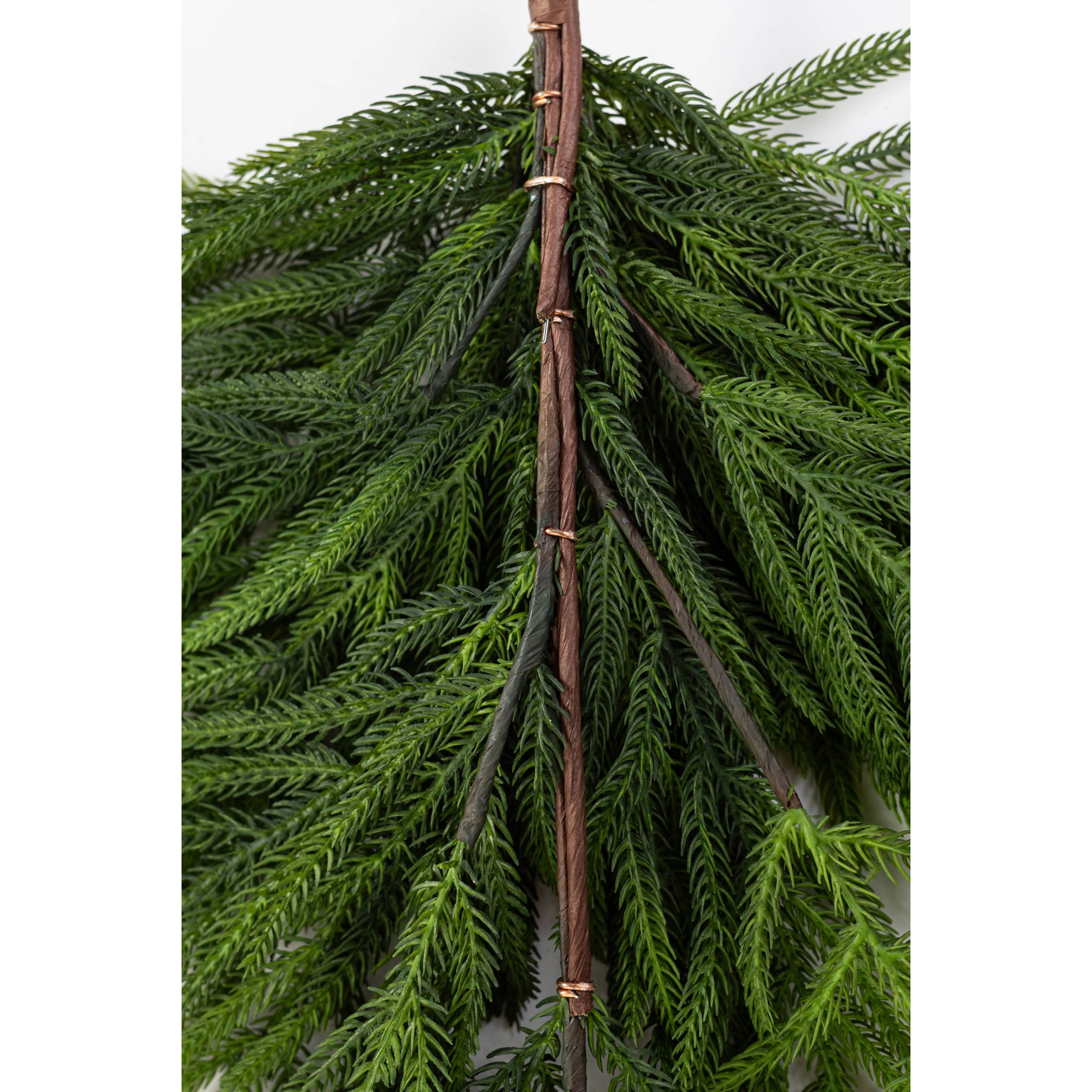 29" Real Touch Norfolk Pine Teardrop