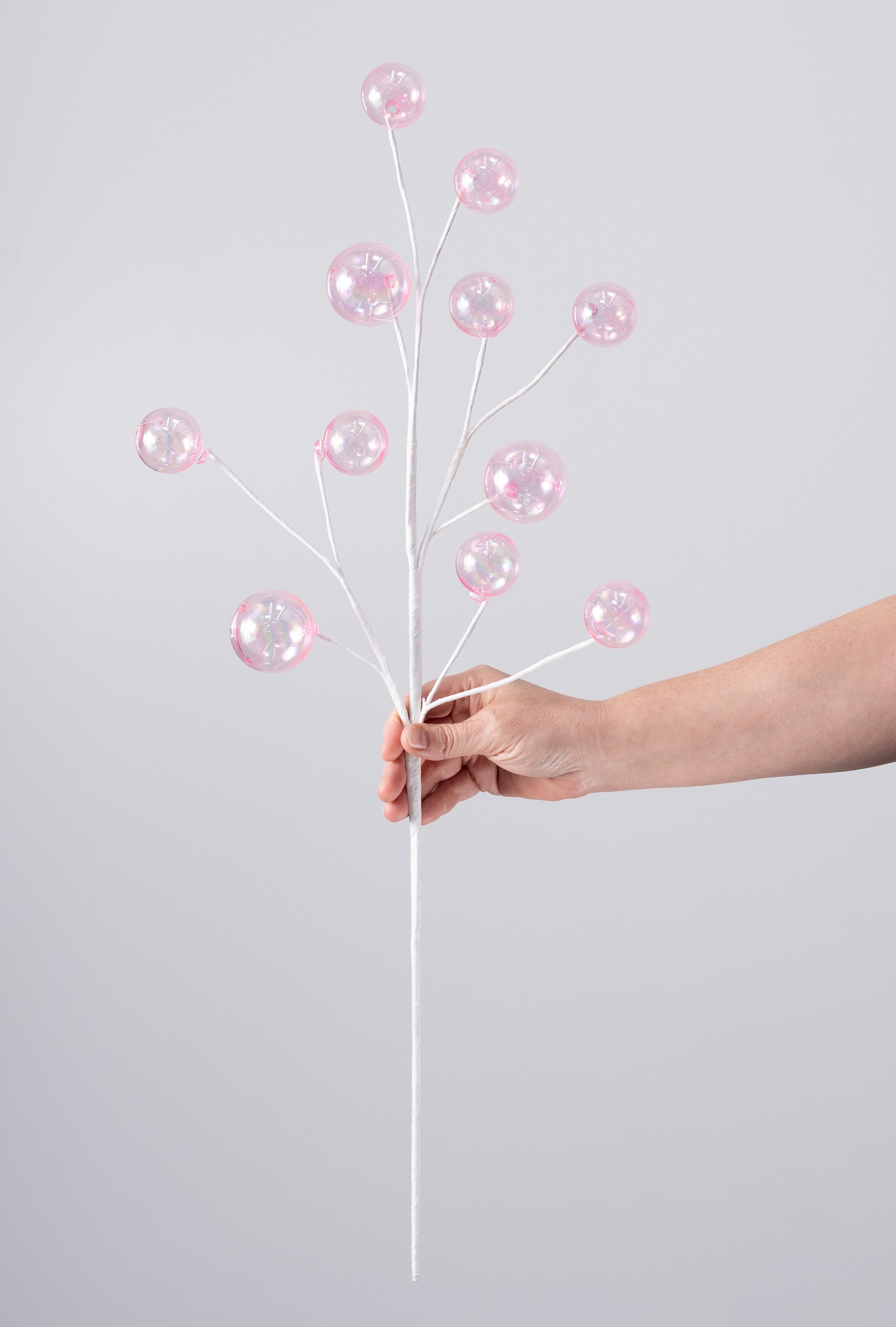 28" Bubble Ball Spray: Iridescent Pink detail photo 3