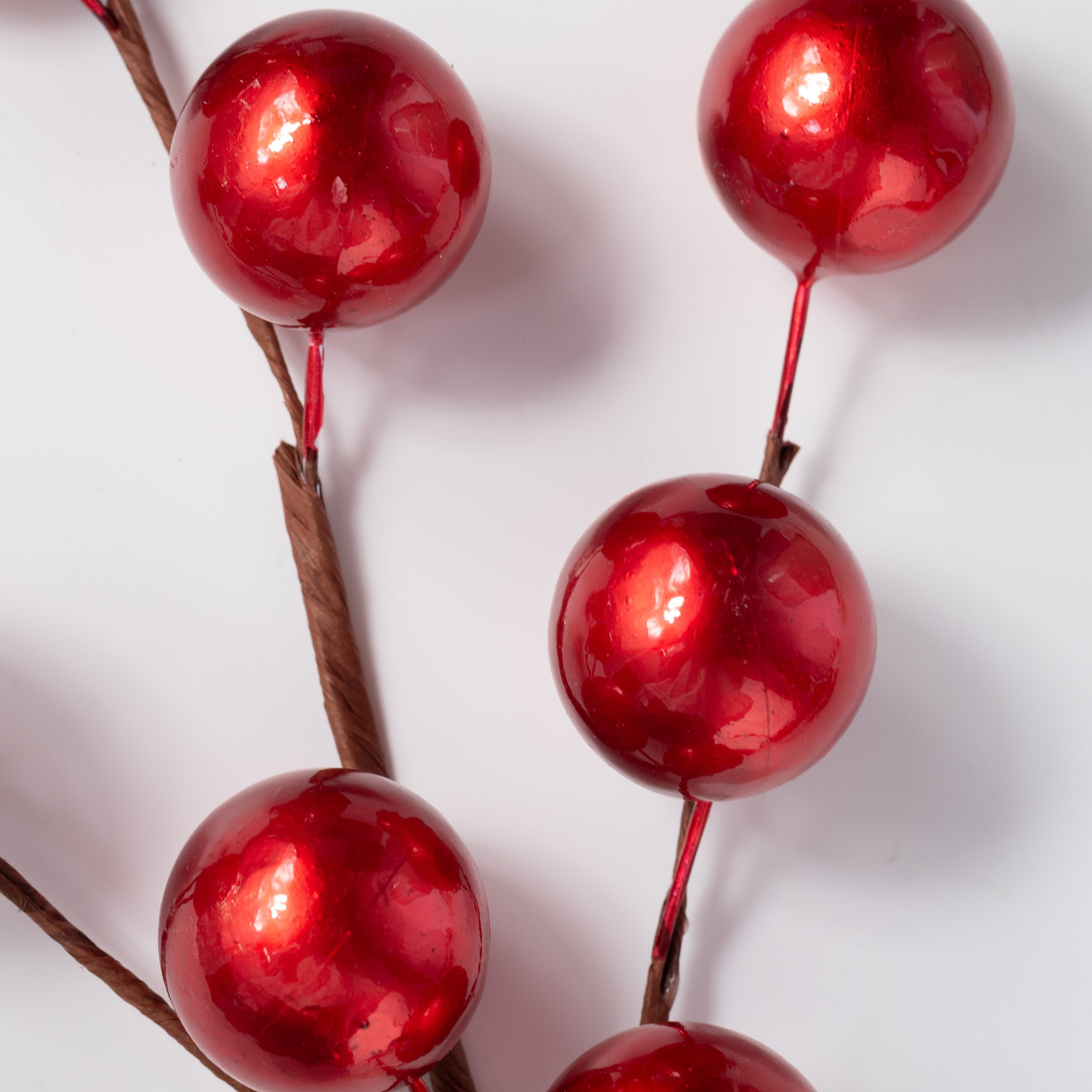 28" Oversized Ball Spray: Metallic Red Lifestyle Photo