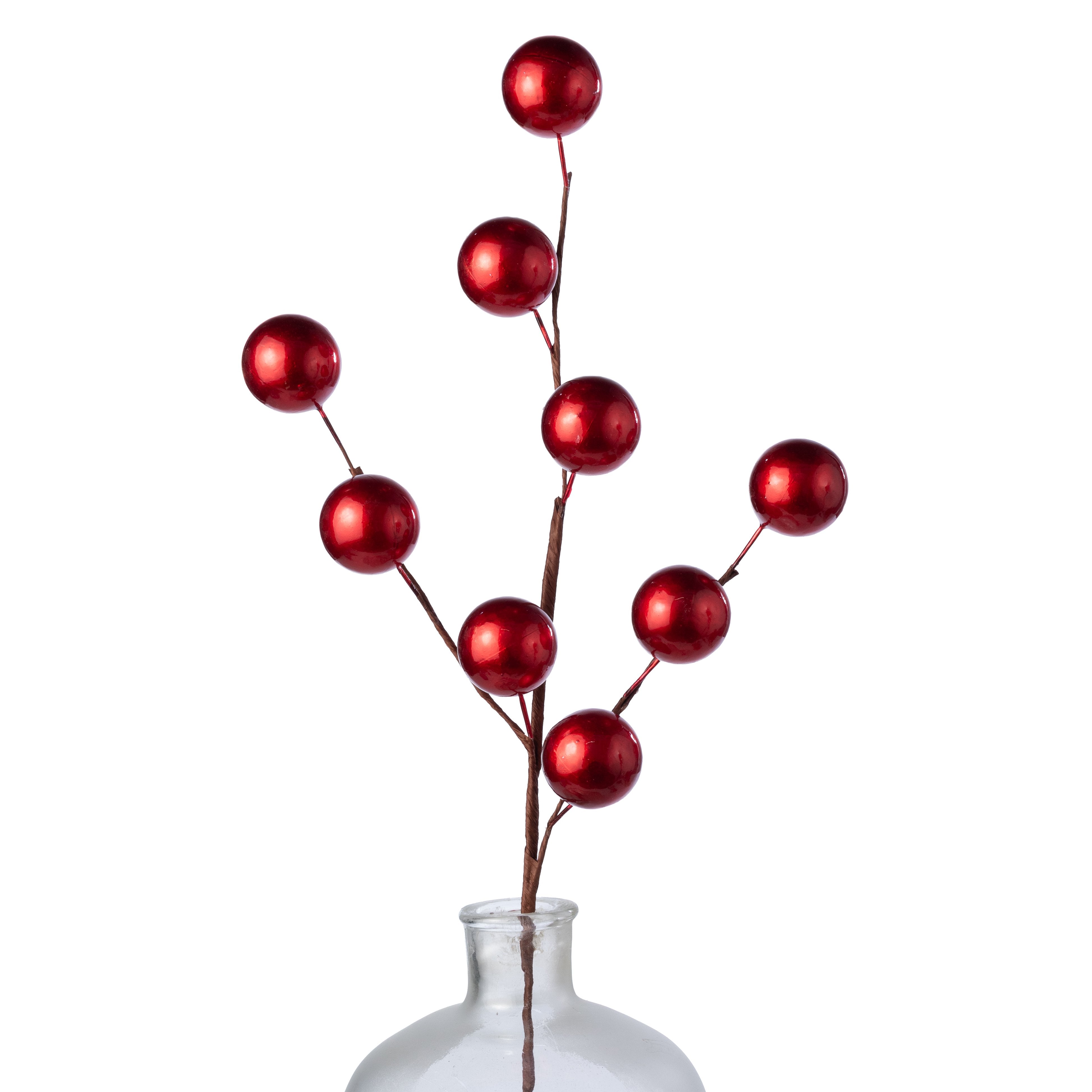 28" Oversized Ball Spray: Metallic Red Item Number: EC447432