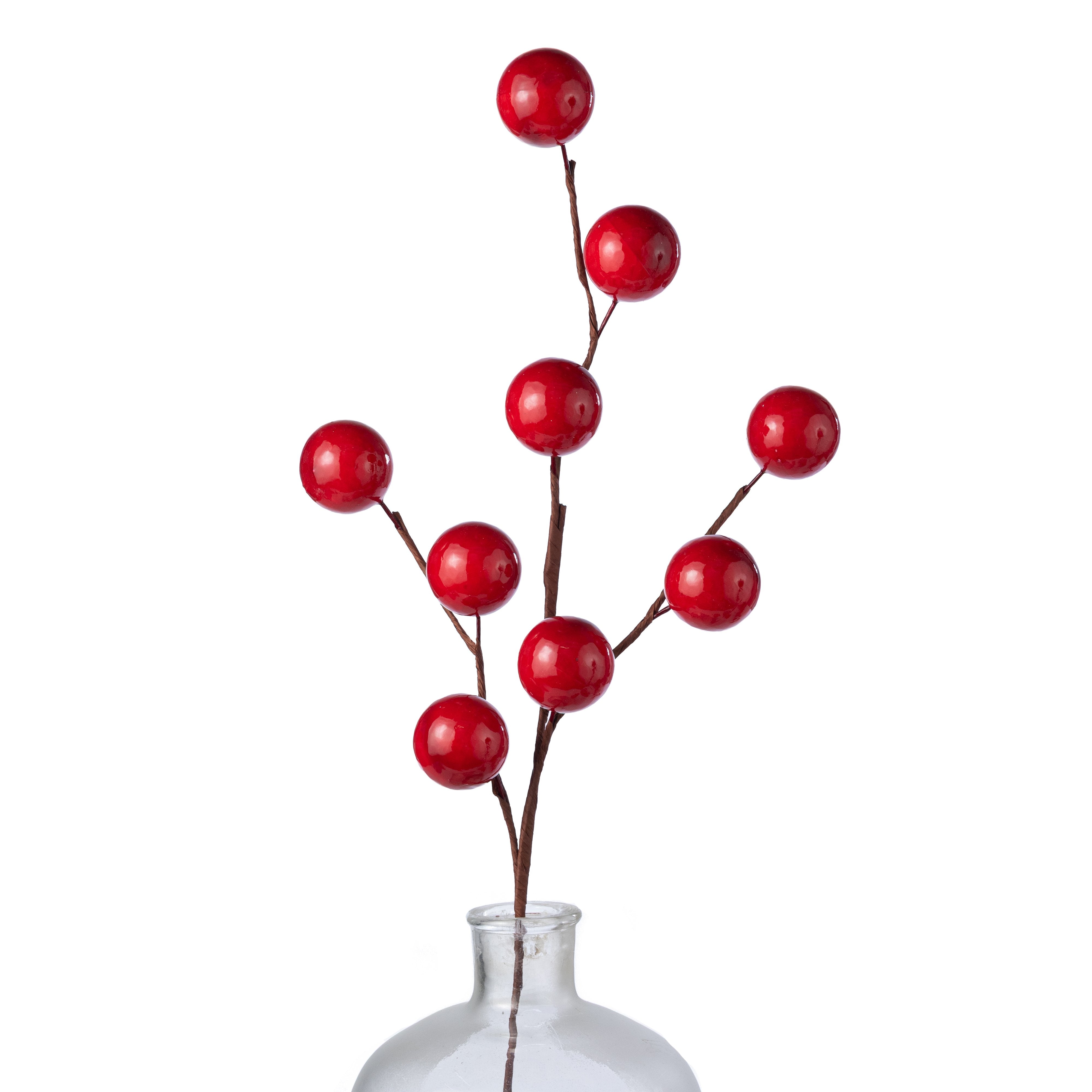 28" Oversized Ball Spray: Shiny Red Item Number: EC447424