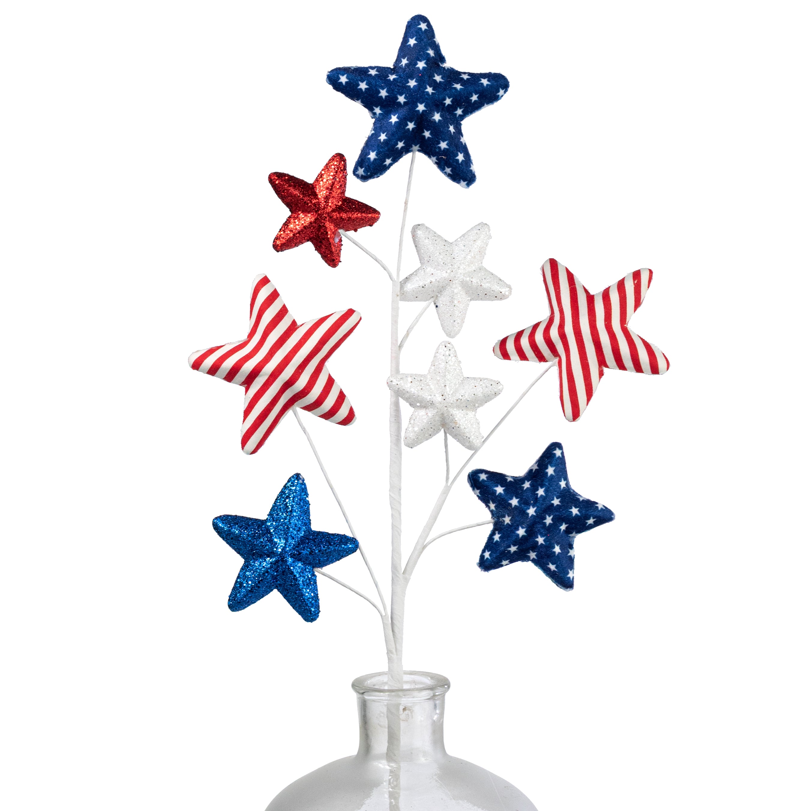 28" Stars & Stripes Patriotic Star Spray Item Number: 74251RWB