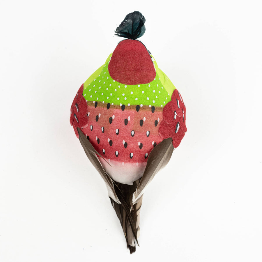 6.5" Feather Partridge Clip Ornament