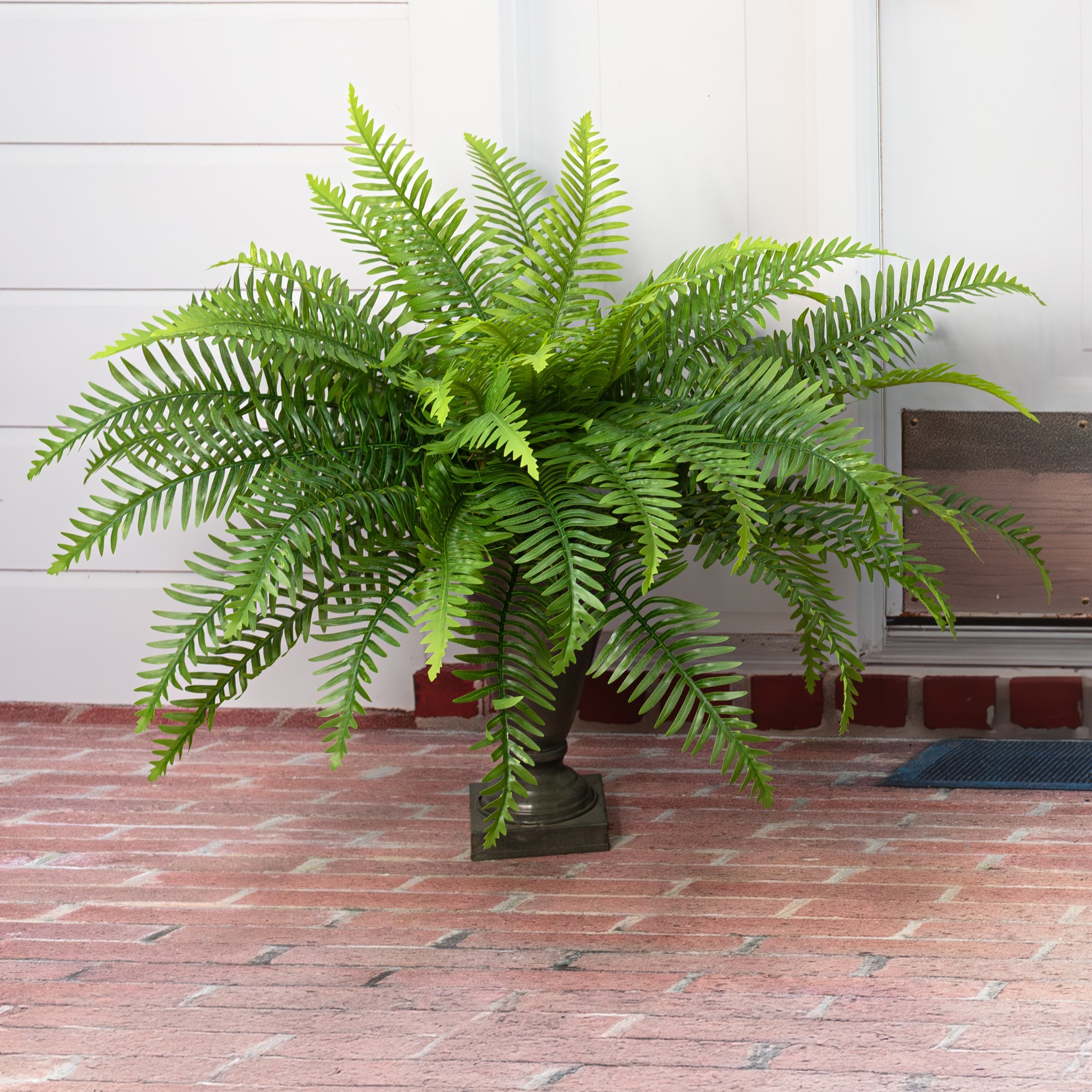 29" Faux Fern Bush: Green (6 Stem) Lifestyle Photo