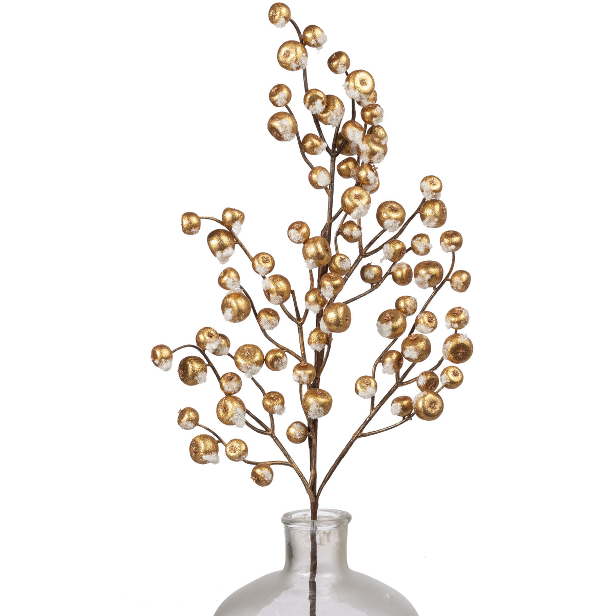 30" Mini Crabapple Spray: Frosted Gold Item Number: 85761-GOLD
