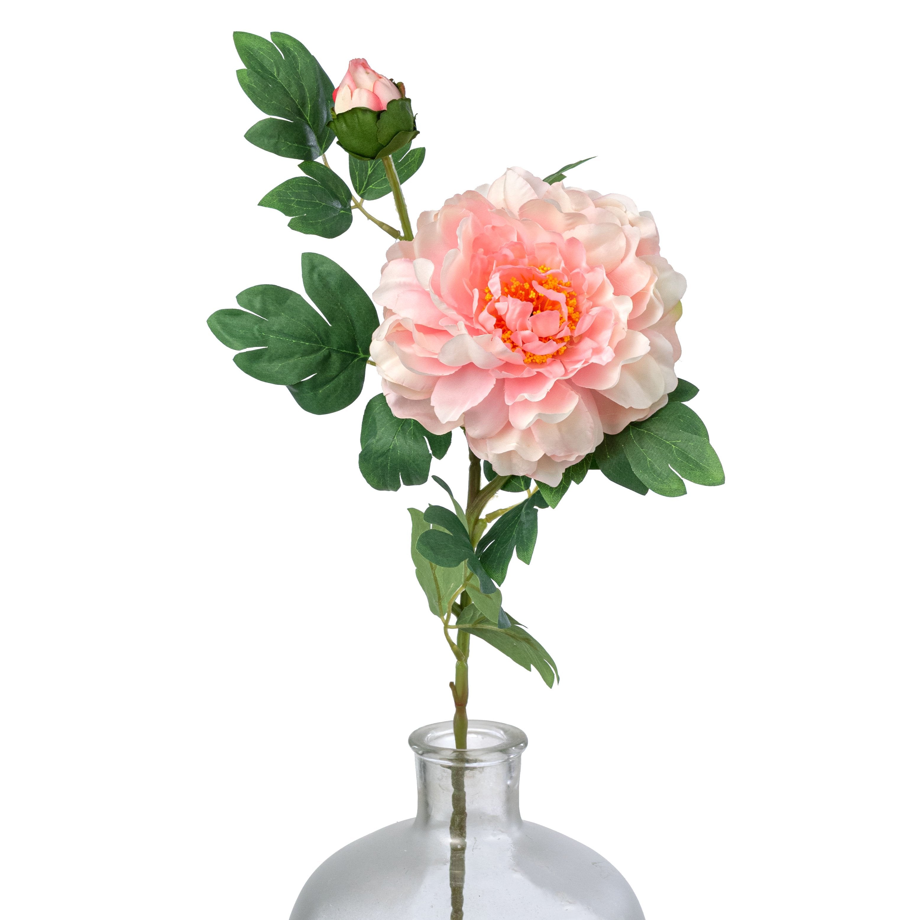 30" Peony Flower & Bud Spray: Pink Item Number: 85637-PK