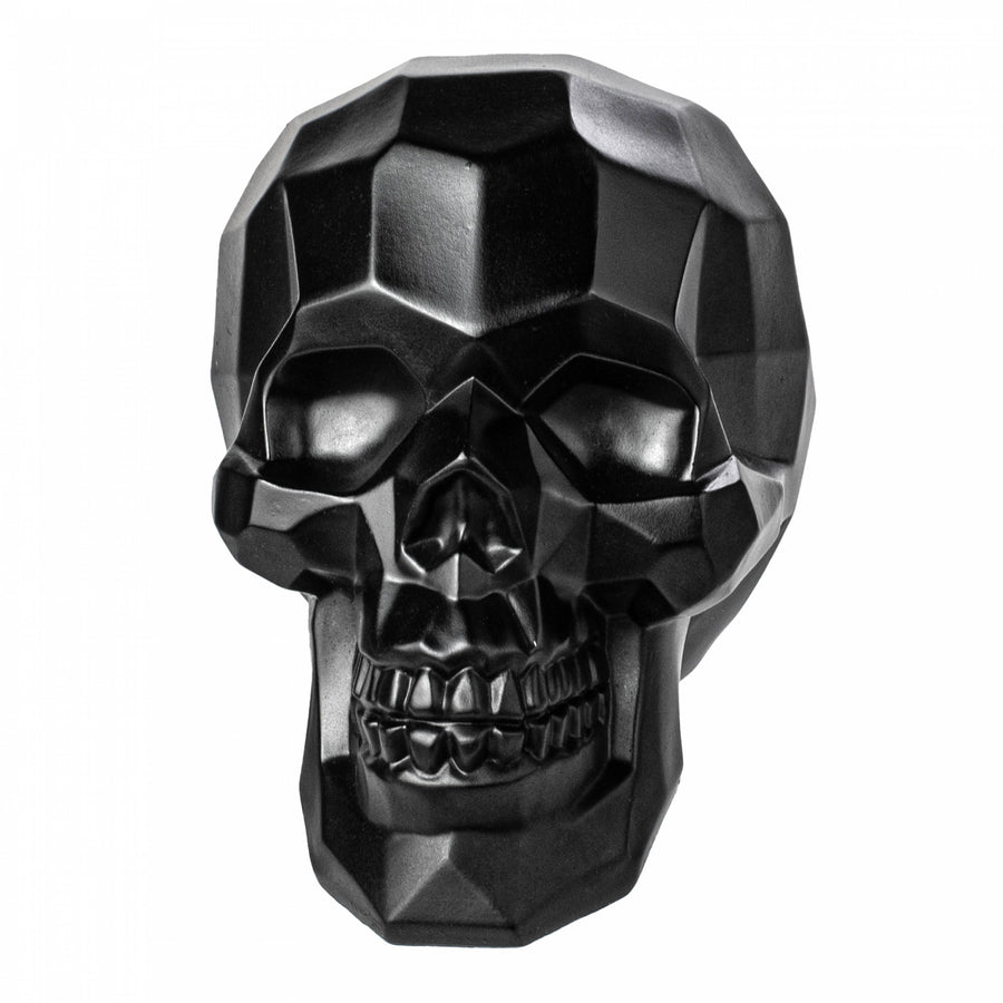 6" Geometric Skull: Black