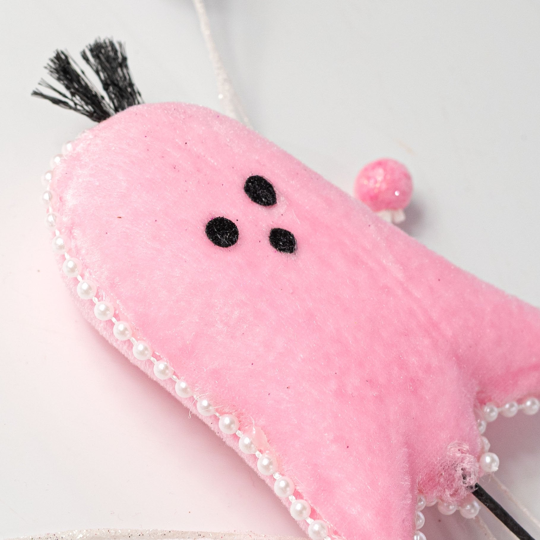 31" Velvet Ghost & Ball Spray: Multi Pink Lifestyle Photo