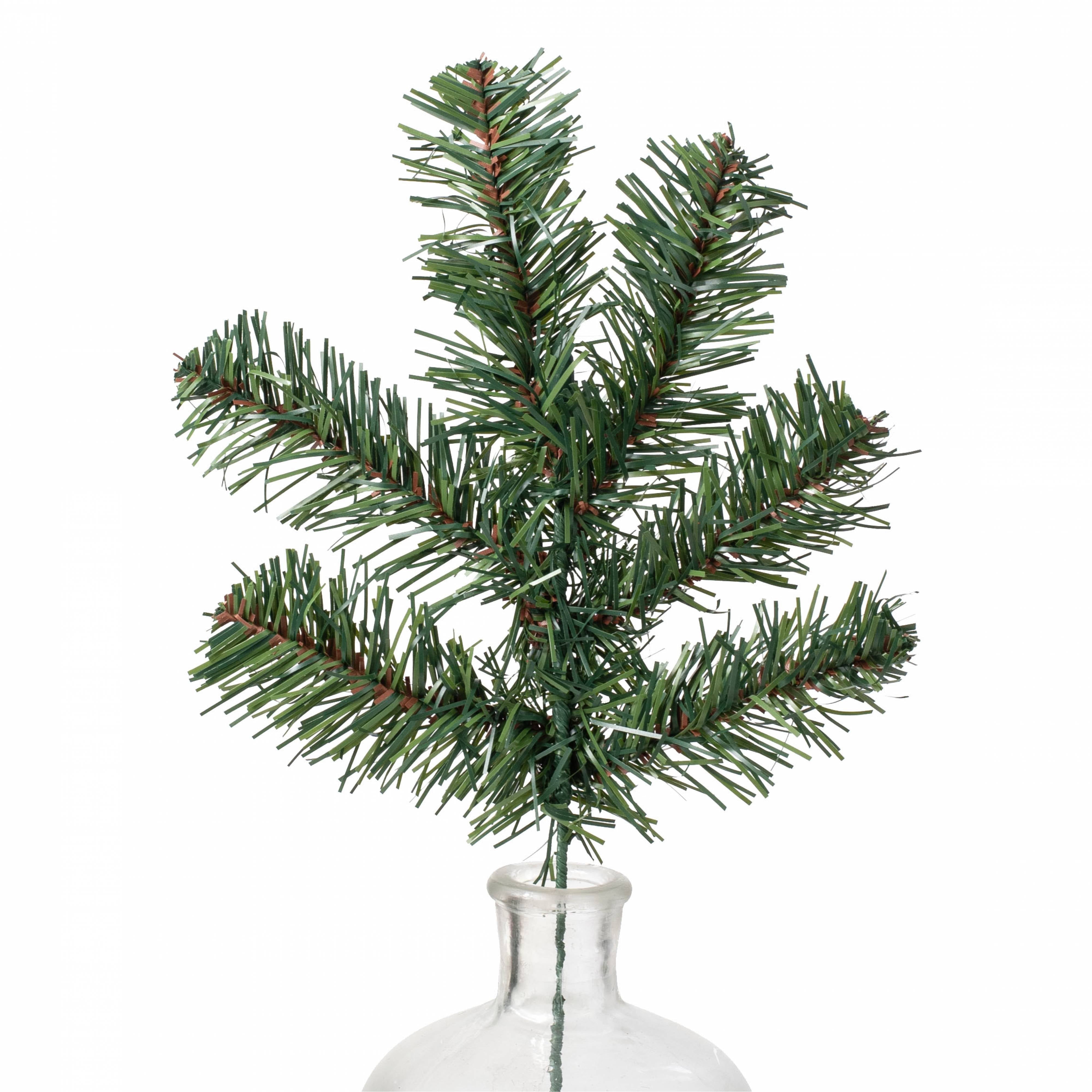 18" Sugar Pine Pick: Two-Tone Green