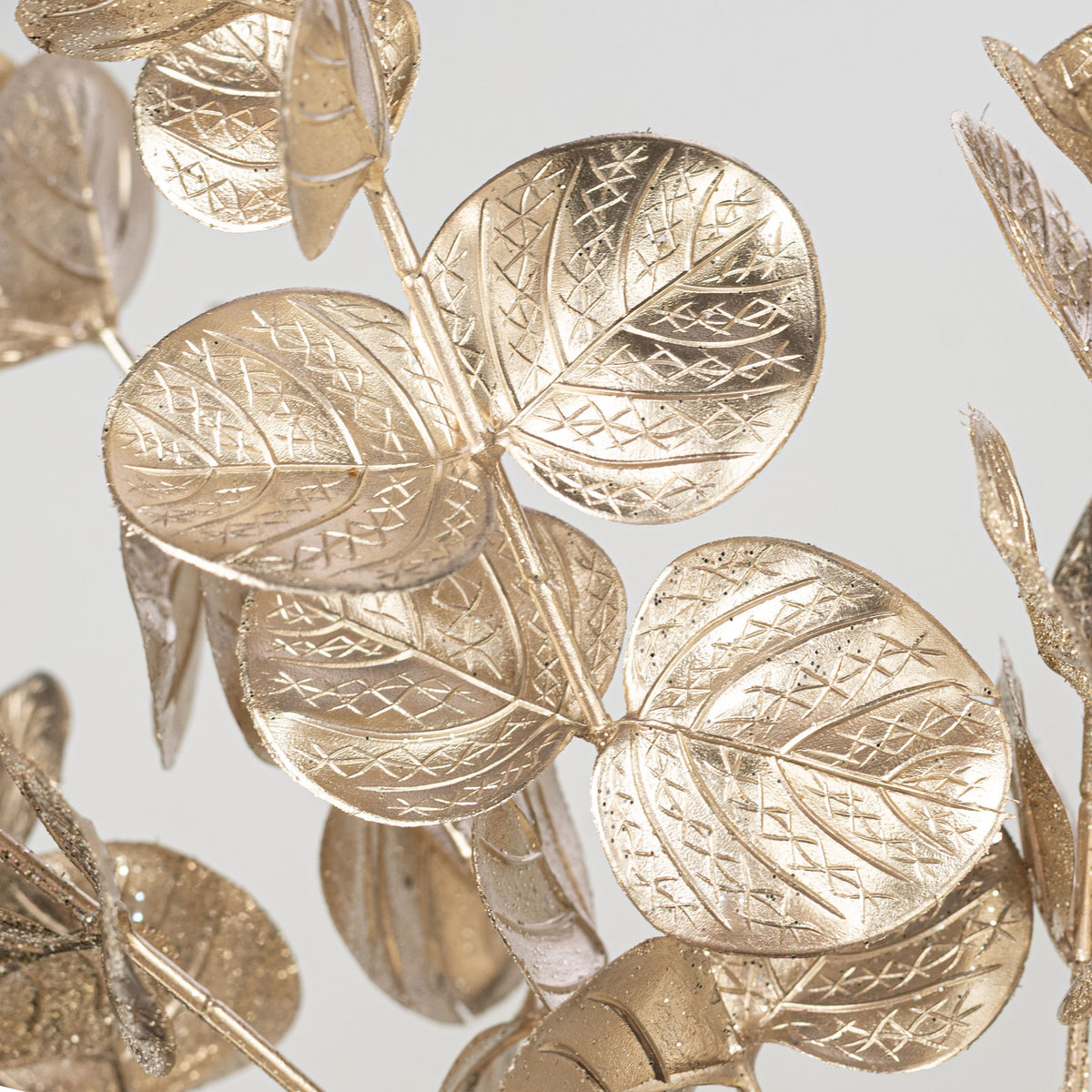 34" Faux Eucalyptus Spray: Champagne Gold Lifestyle Photo