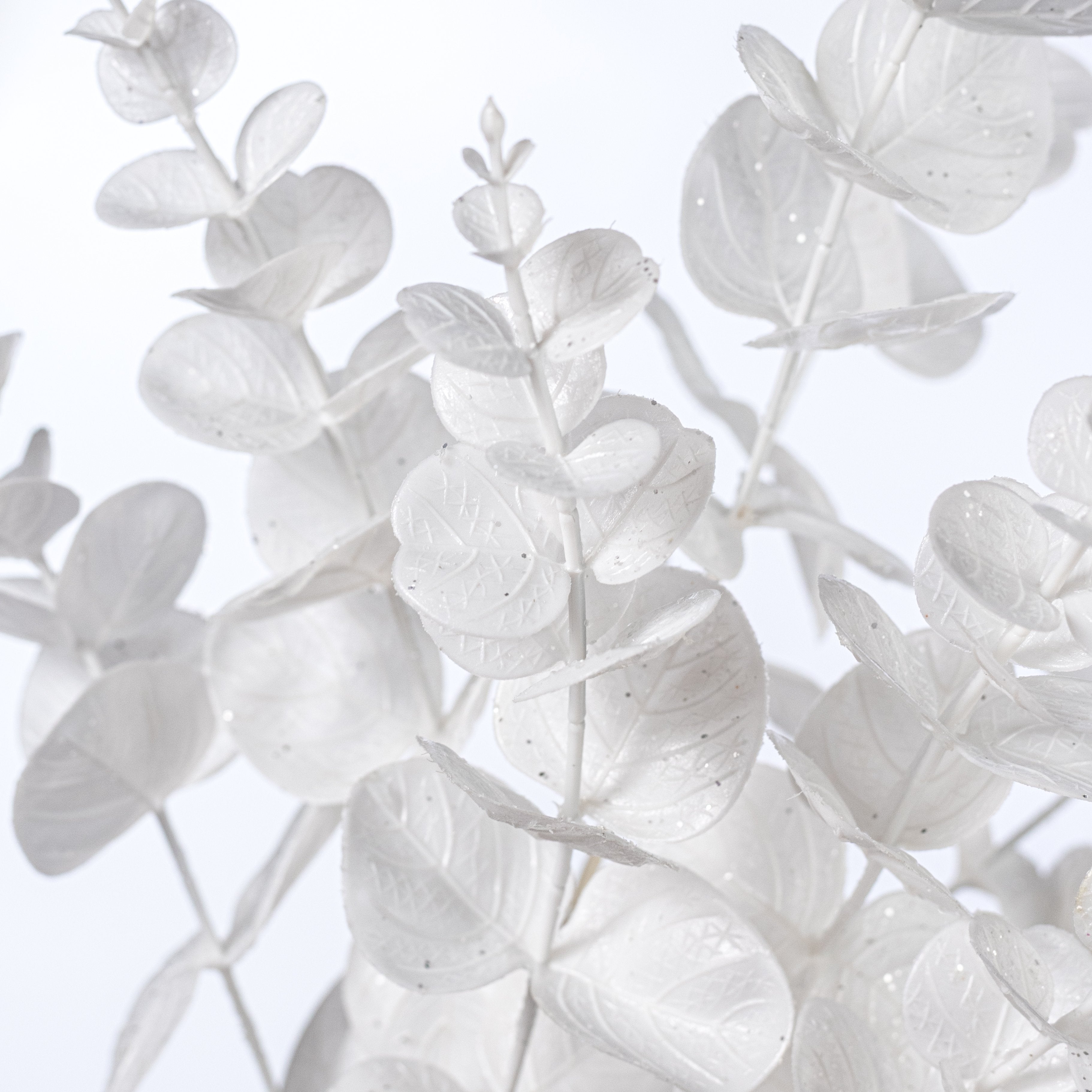 34" Faux Eucalyptus Spray: White Lifestyle Photo