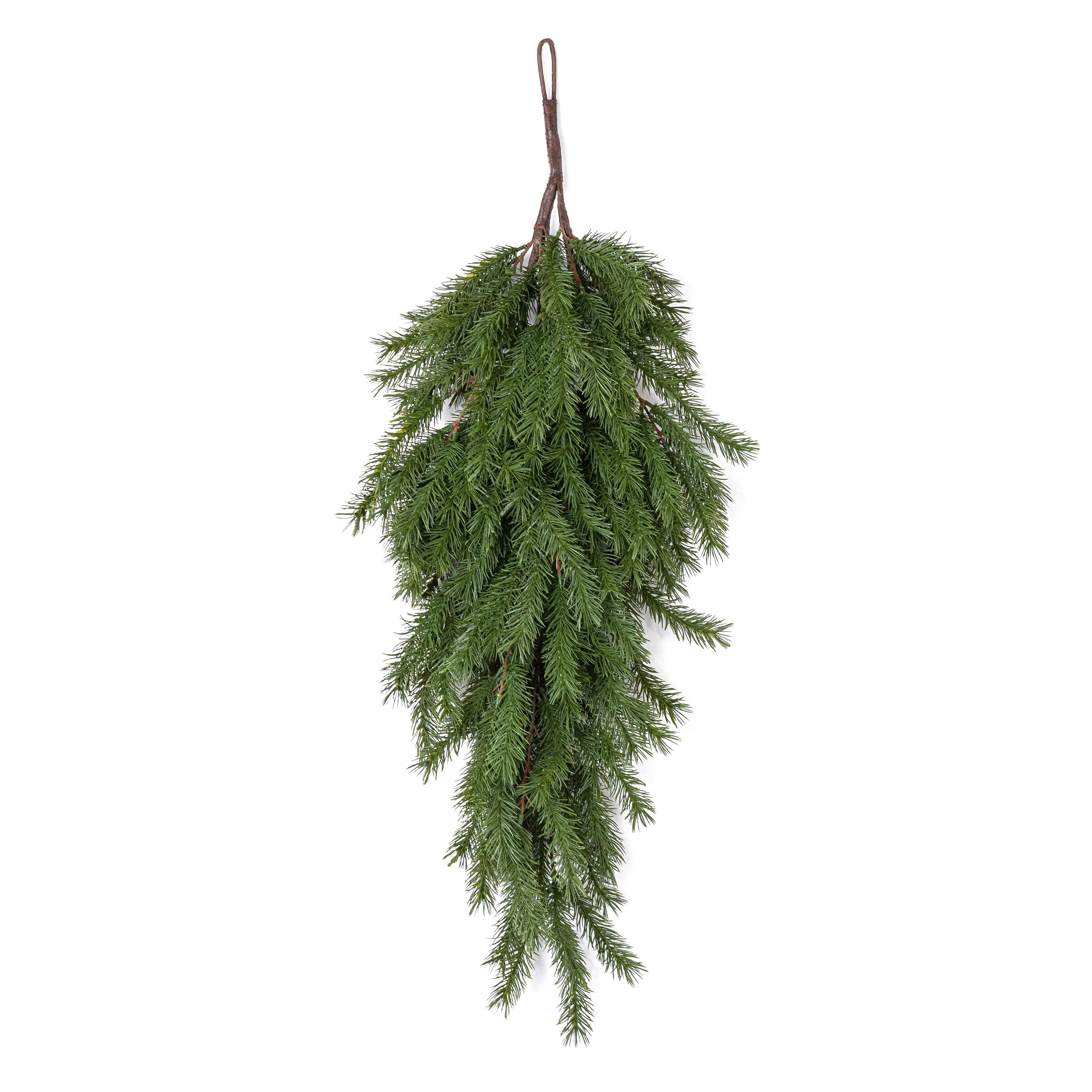 35" Soft Touch Thin Pine Teardrop: Green Item Number: 2833459GR