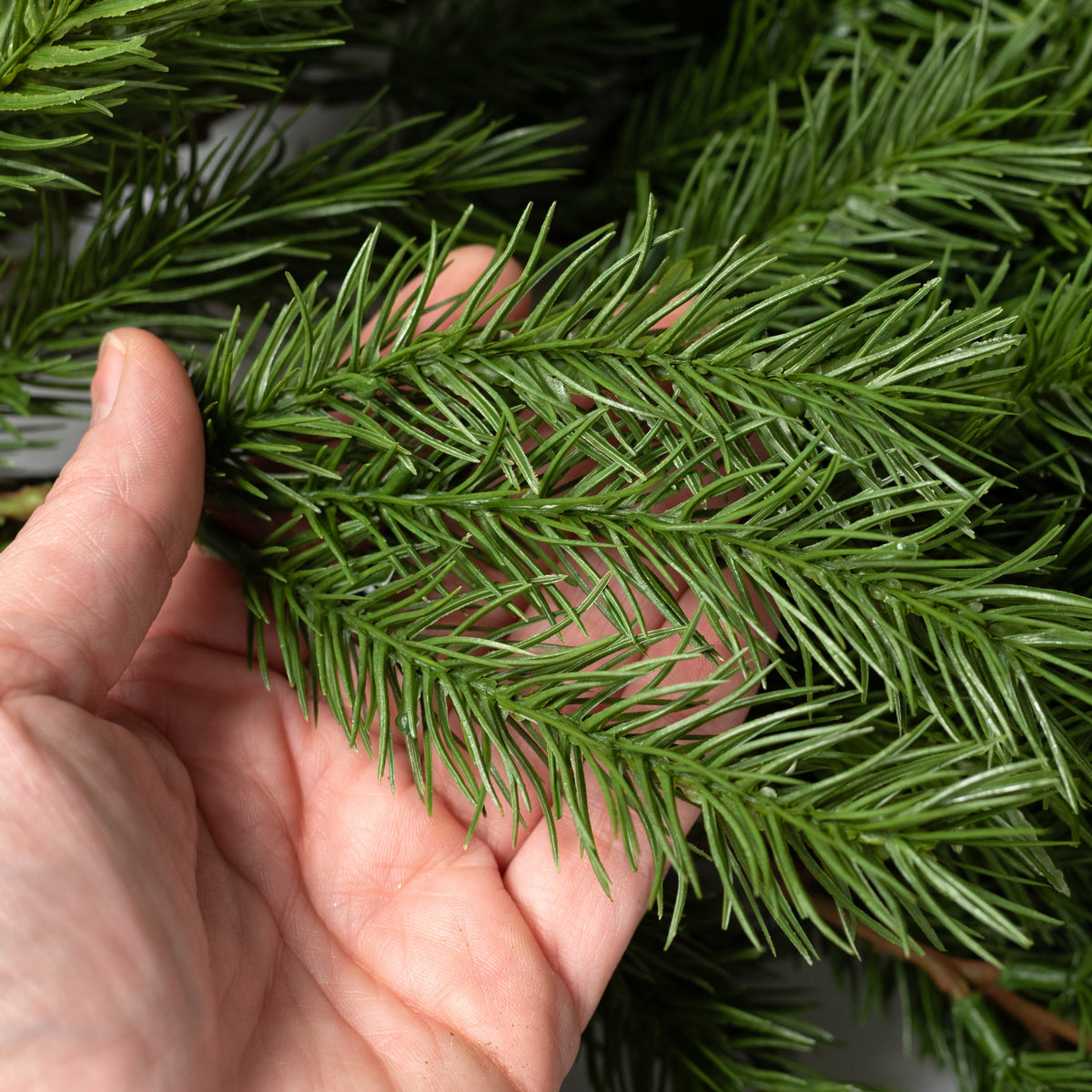 35" Soft Touch Thin Pine Teardrop: Green detail photo 4