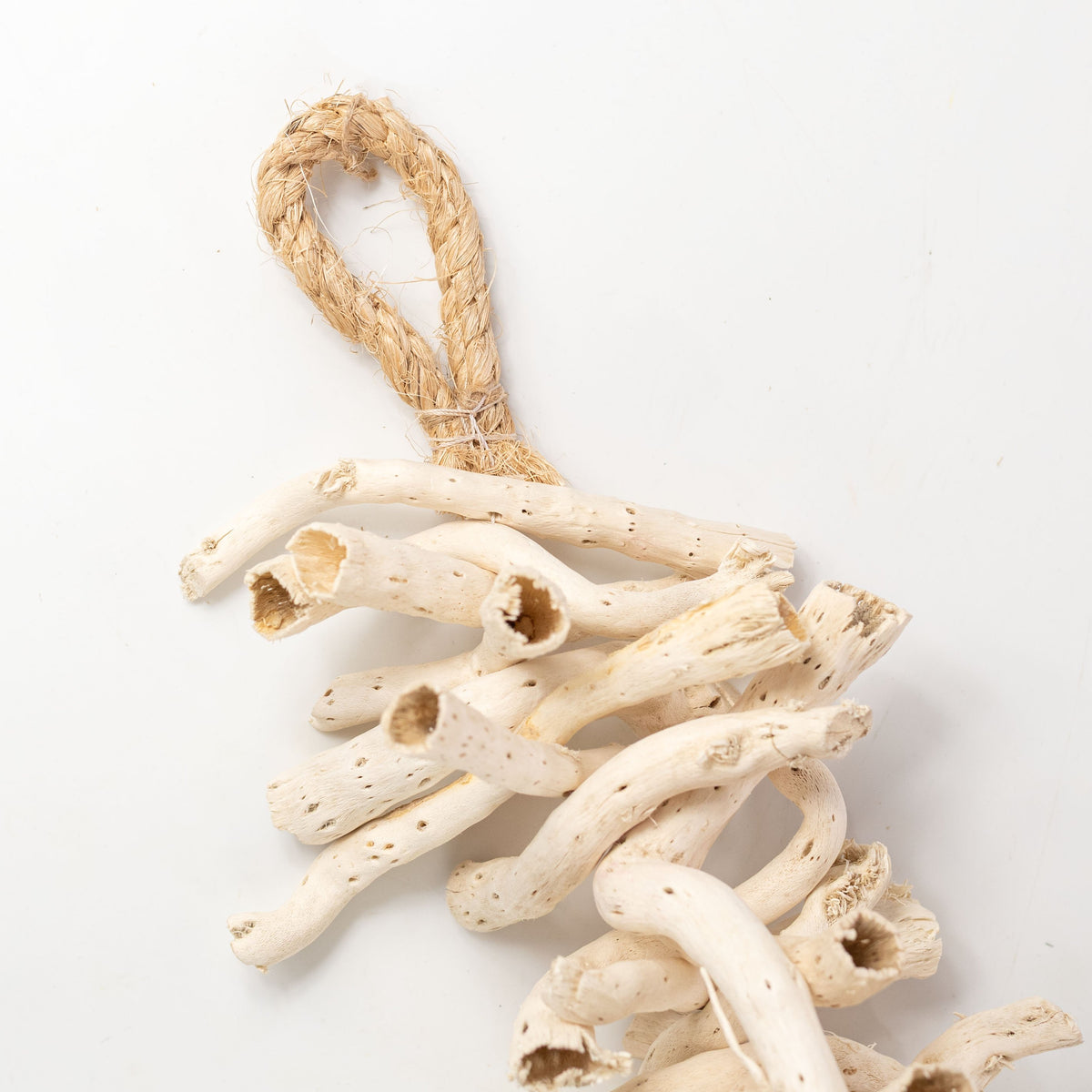 39" Pepe Cone Hanging Garland: Bleached detail photo 4