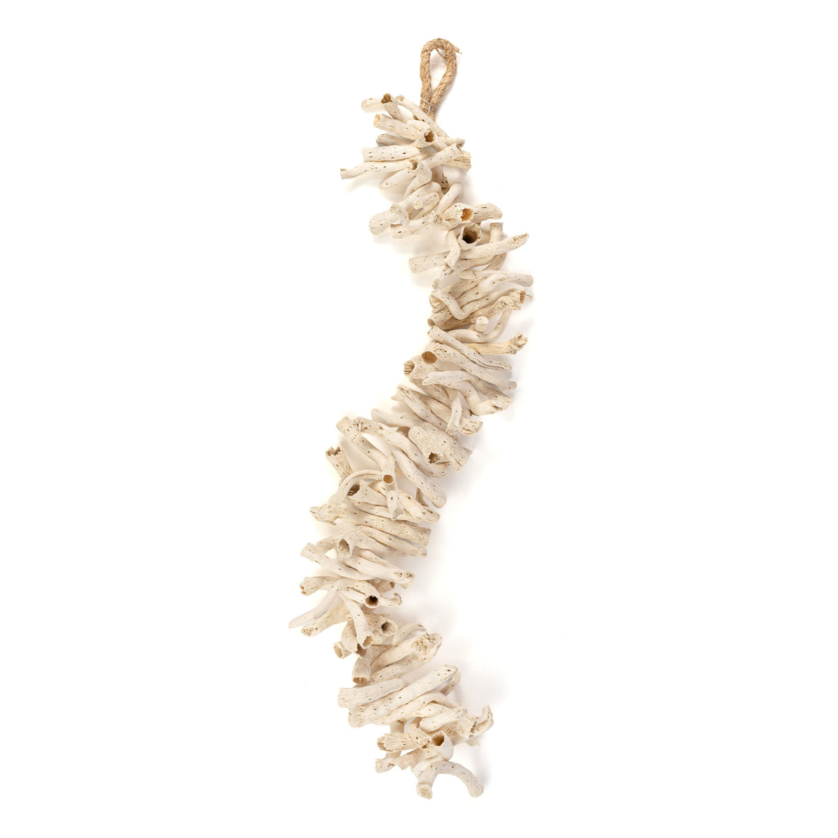 39" Pepe Cone Hanging Garland: Bleached detail photo 6