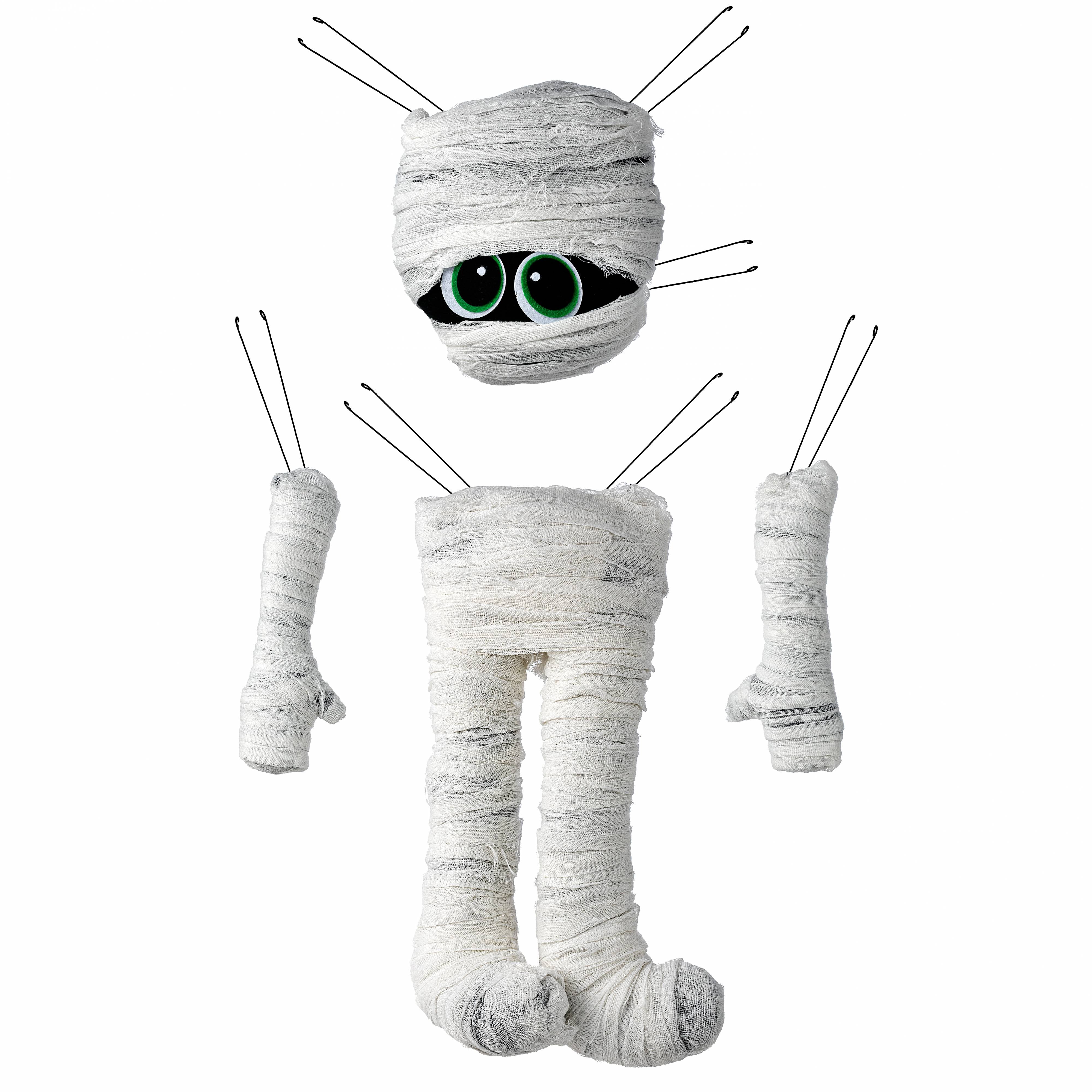 24" 4-Piece Mummy Wreath Decor Kit