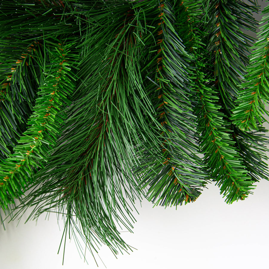 9' X 14" Mixed Pine Garland: Mixed Green