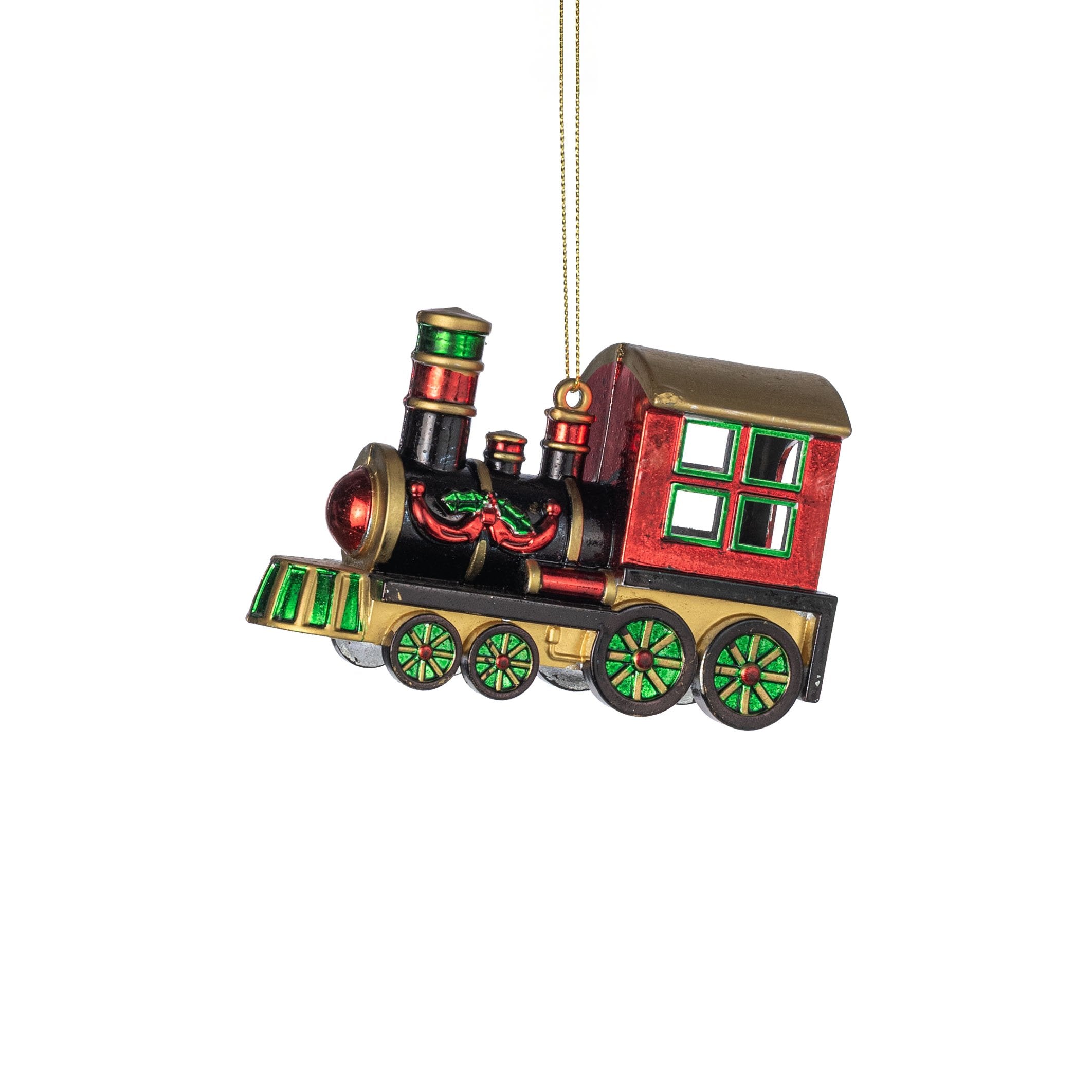 4.75" Christmas Train Ornaments Item Number: XJ7543CH
