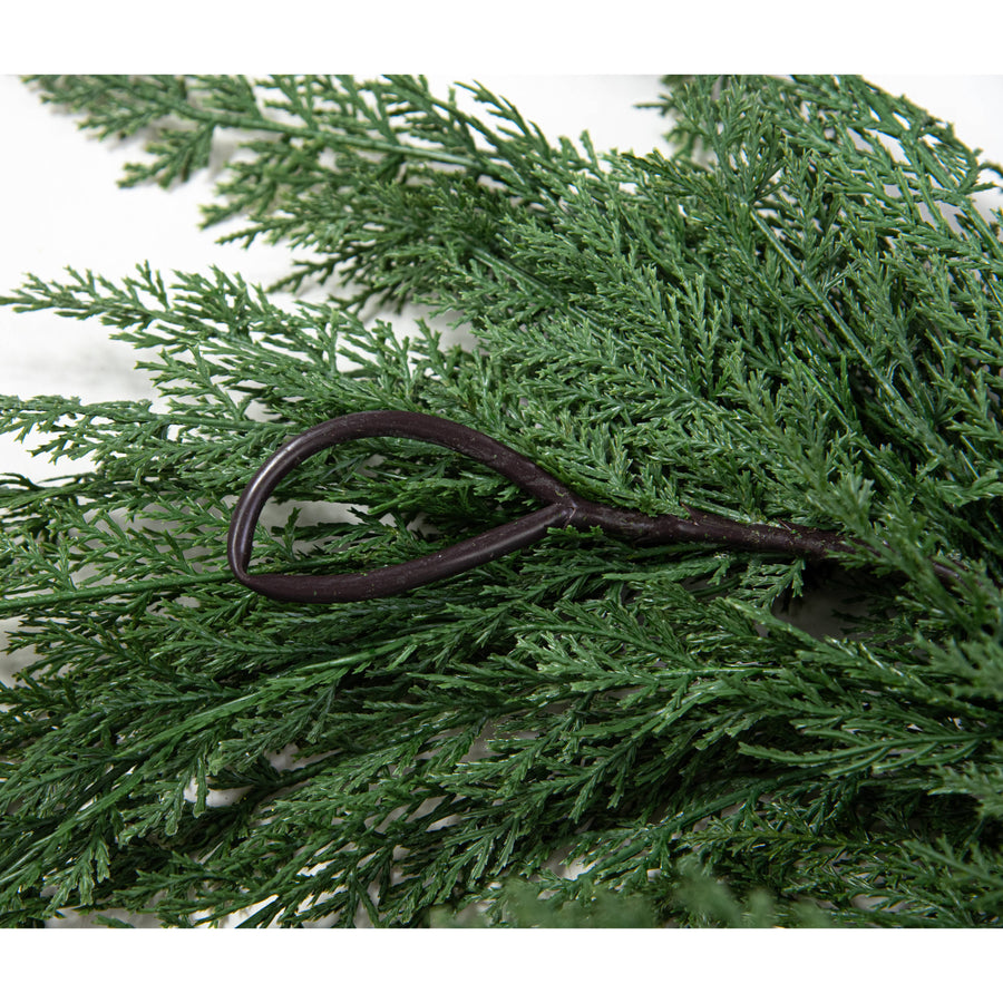 6' Deluxe Faux Cedar Arborvitae Garland