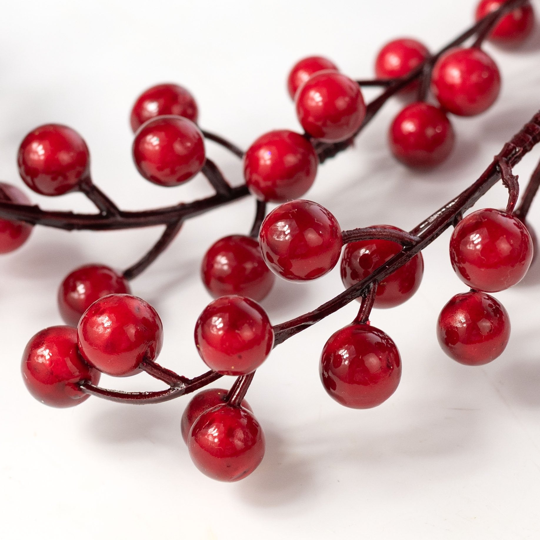 42" Hanging Berries Vine Garland: Red Lifestyle Photo
