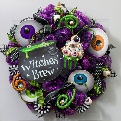 19" Halloween Eyeballs Cupcake Pick