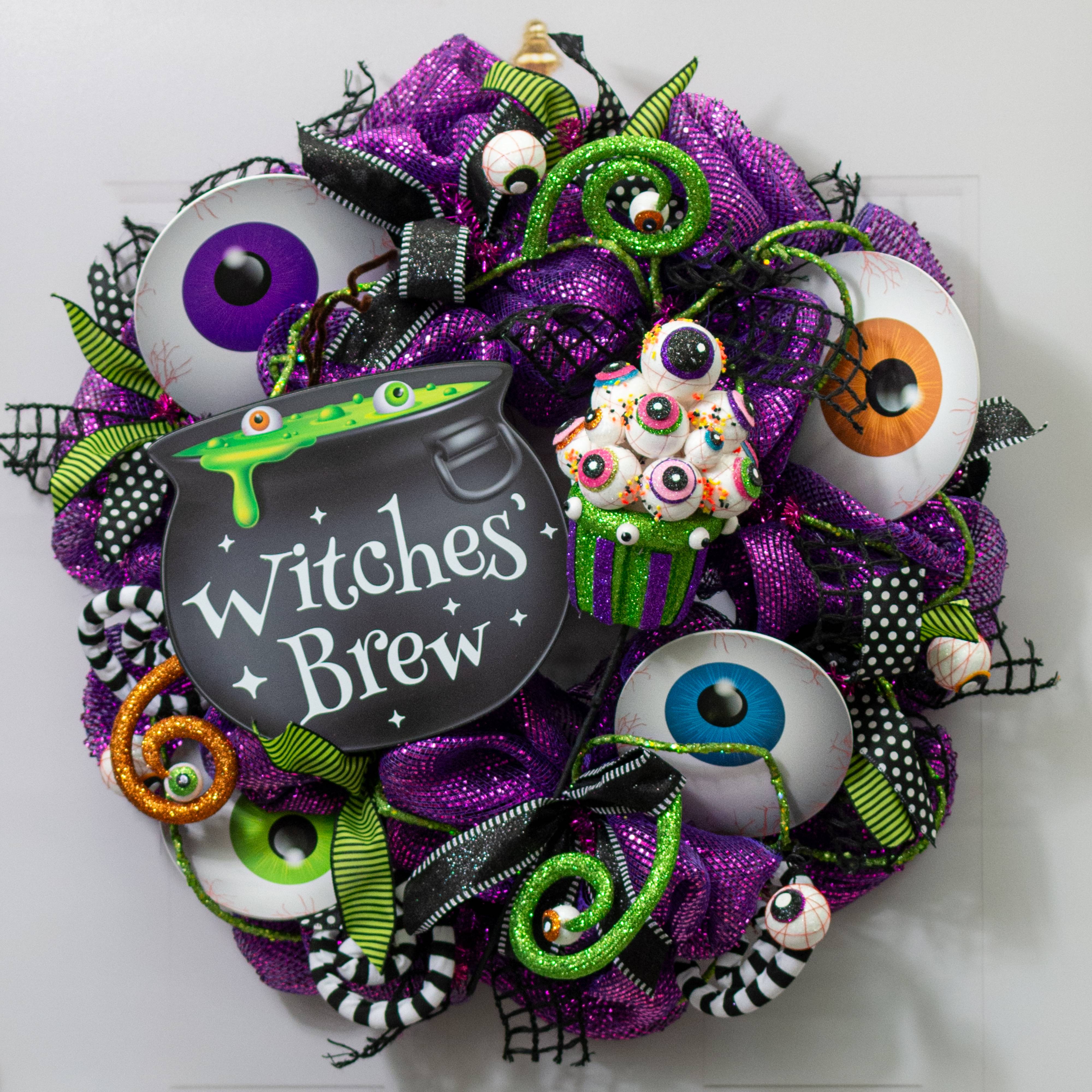 19" Halloween Eyeballs Cupcake Pick
