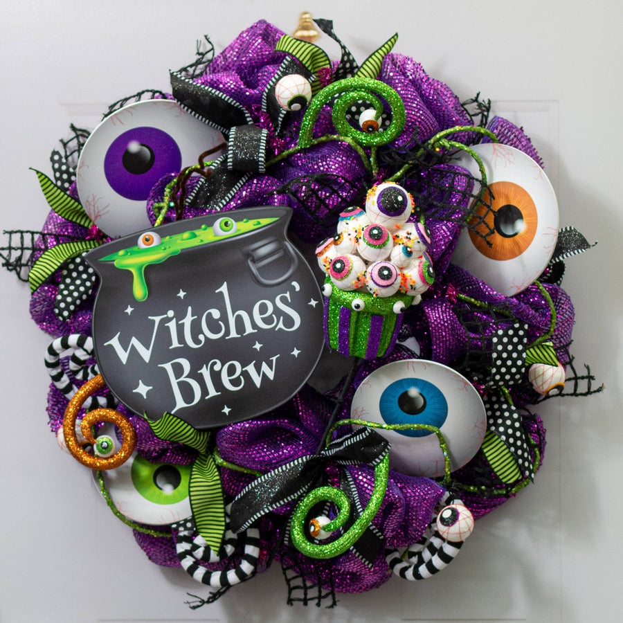 19" Halloween Eyeballs Cupcake Pick
