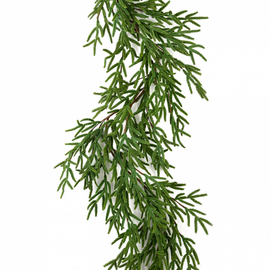 6' Real Touch Norfolk Island Pine Garland