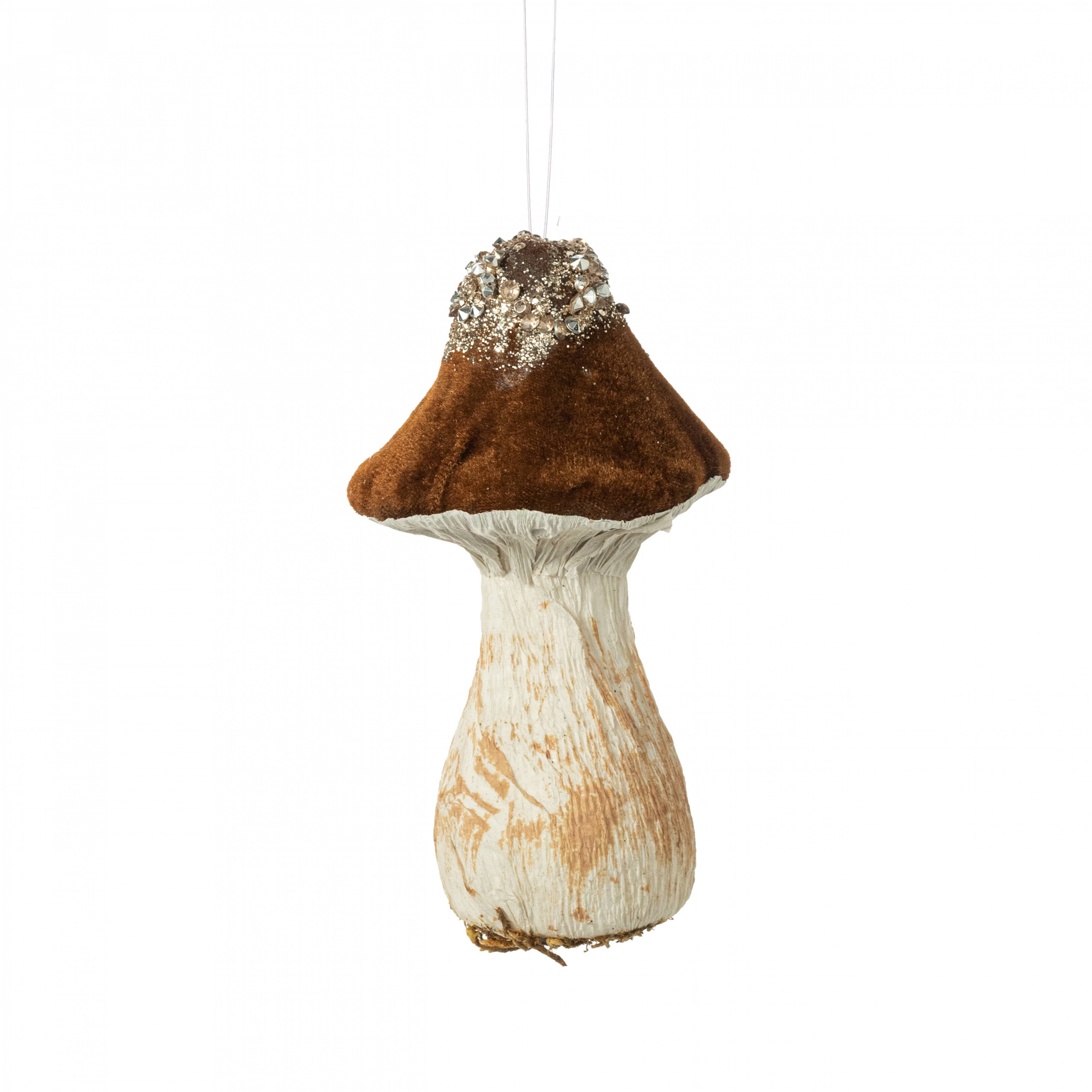 7" Bejeweled Mushroom Ornament