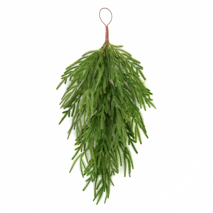 28" Soft Touch Evergreen Fraser Fir Teardrop