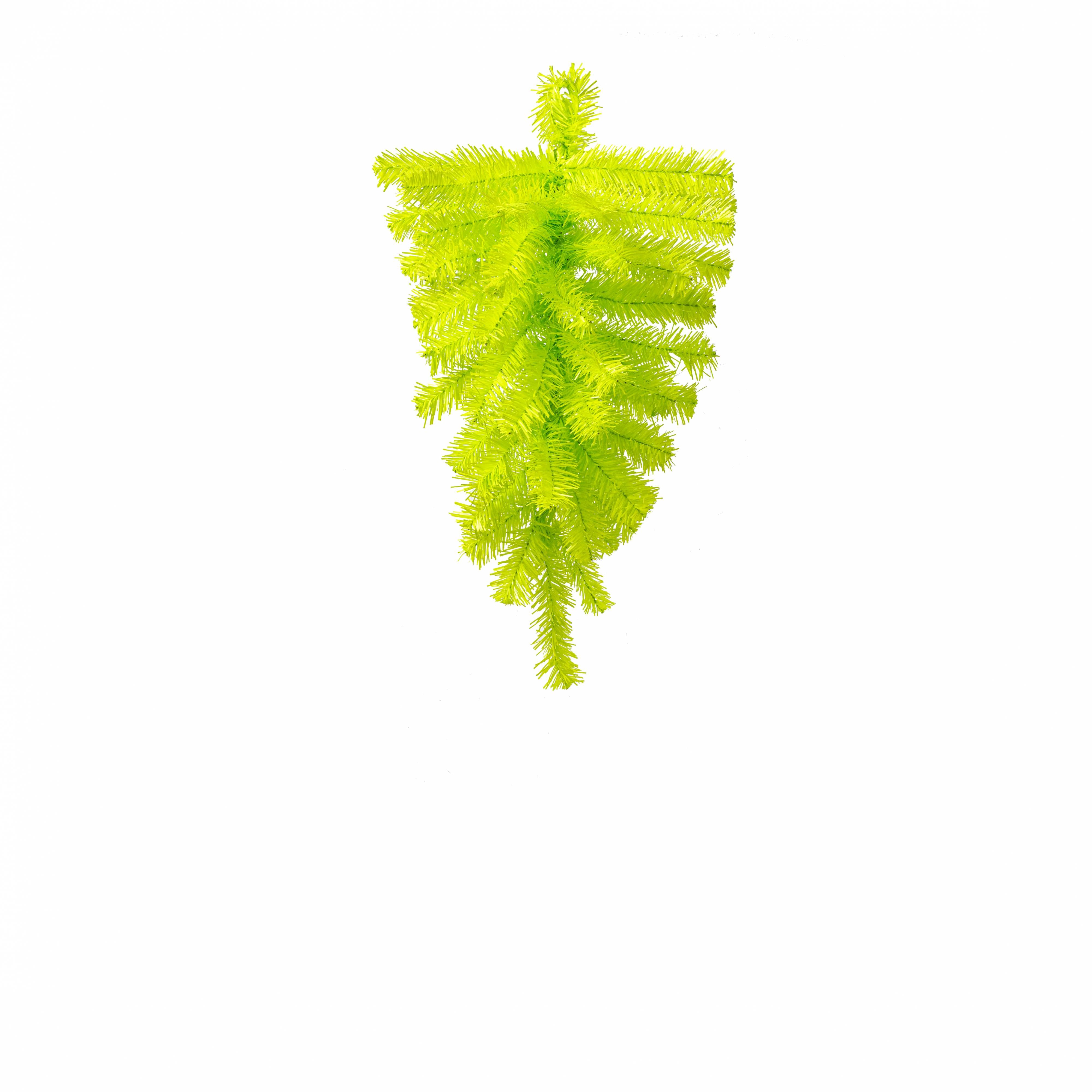 20" Pine Teardrop Swag: Lime Green (45 Tips)