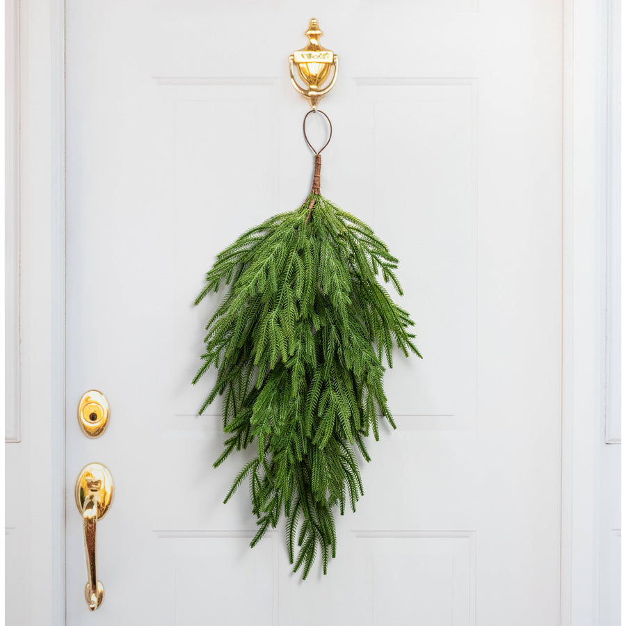28" Soft Touch Evergreen Fraser Fir Teardrop
