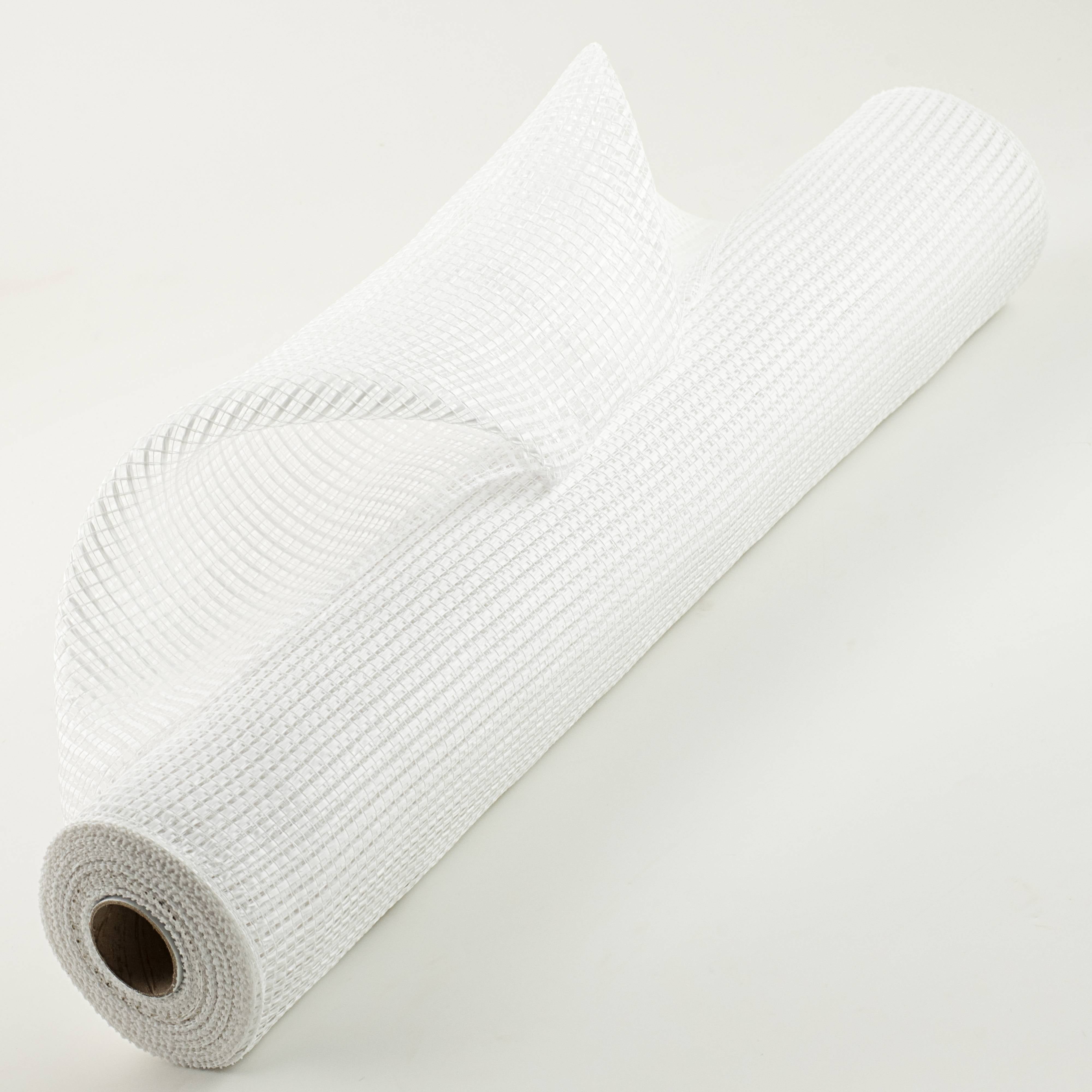21" Wide Strip Mesh: White