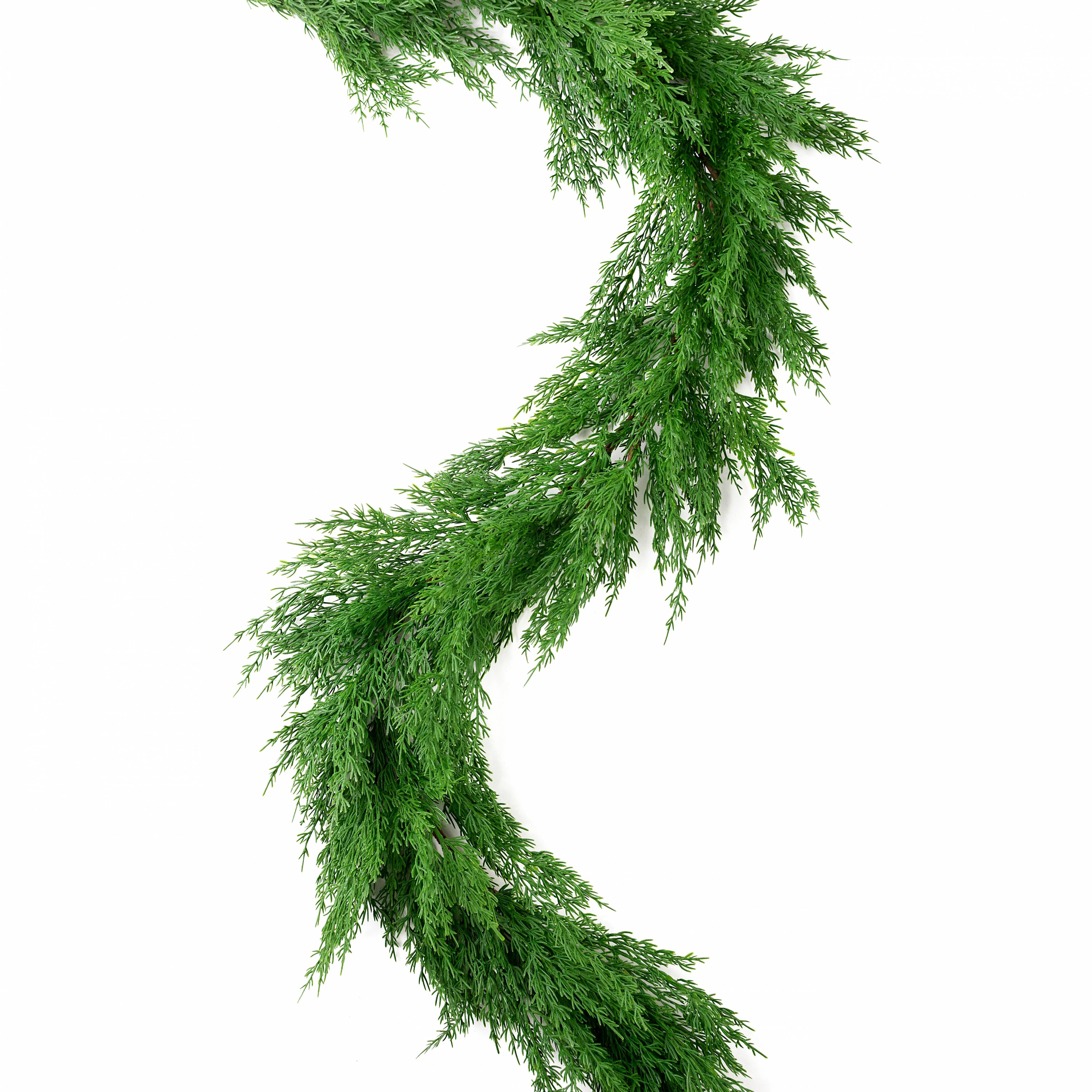 66" Faux Cypress Garland