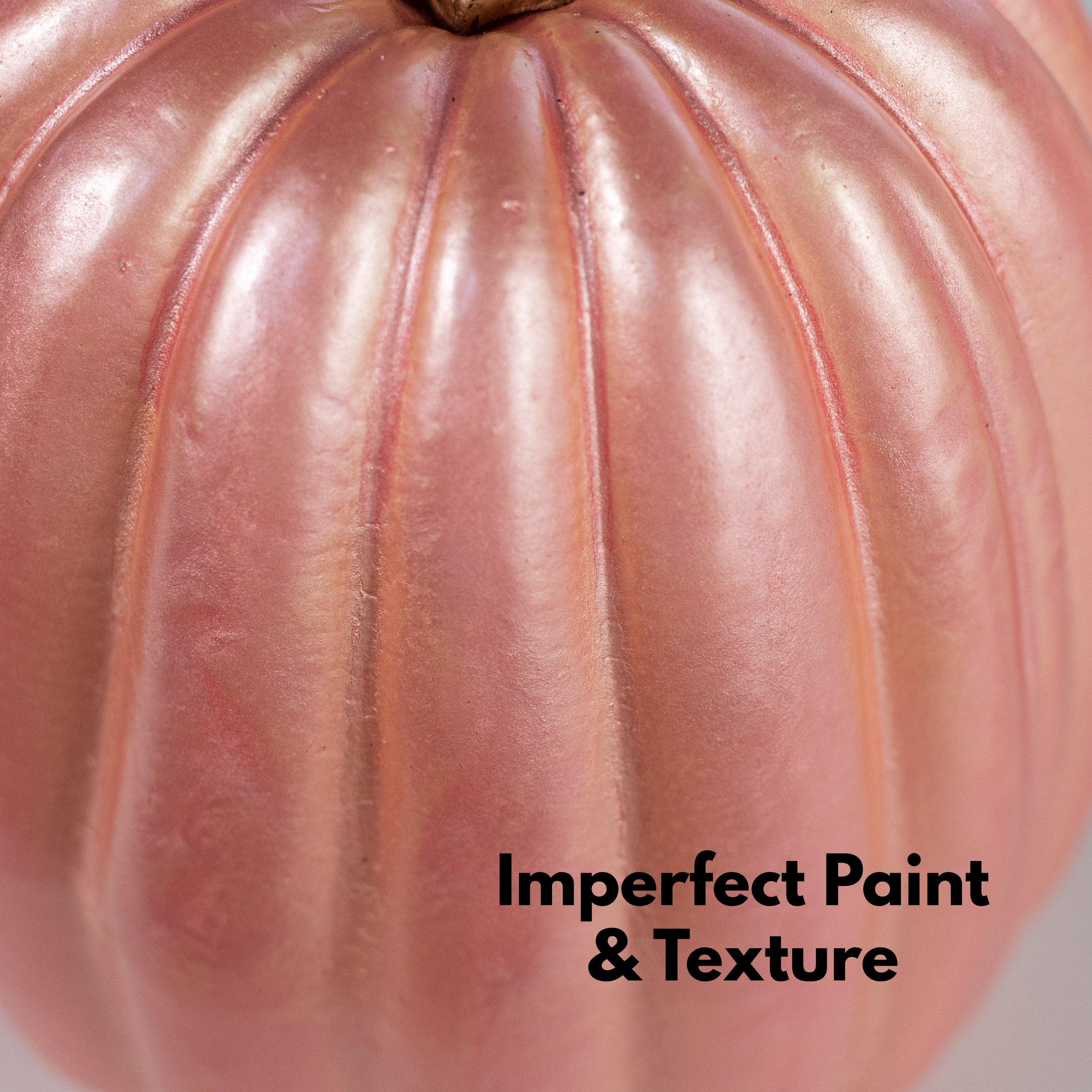 7.5" Tall Foam Pumpkin: Pink detail photo 4