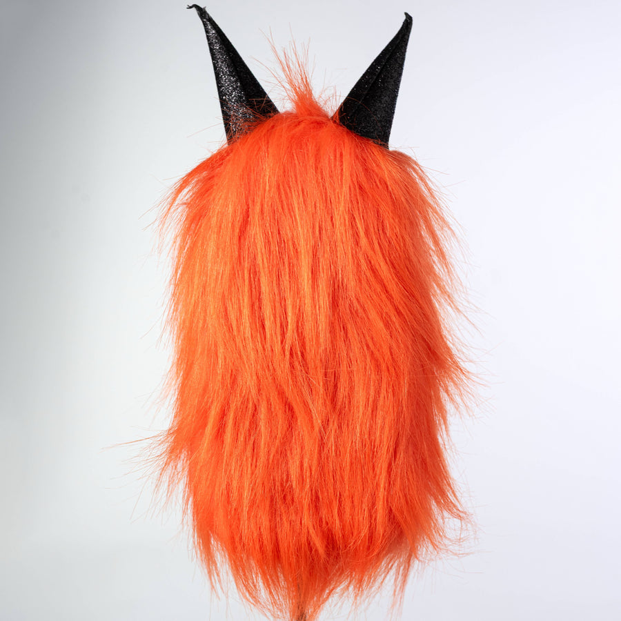 24" Furry Monster Eyeball Spray: Orange