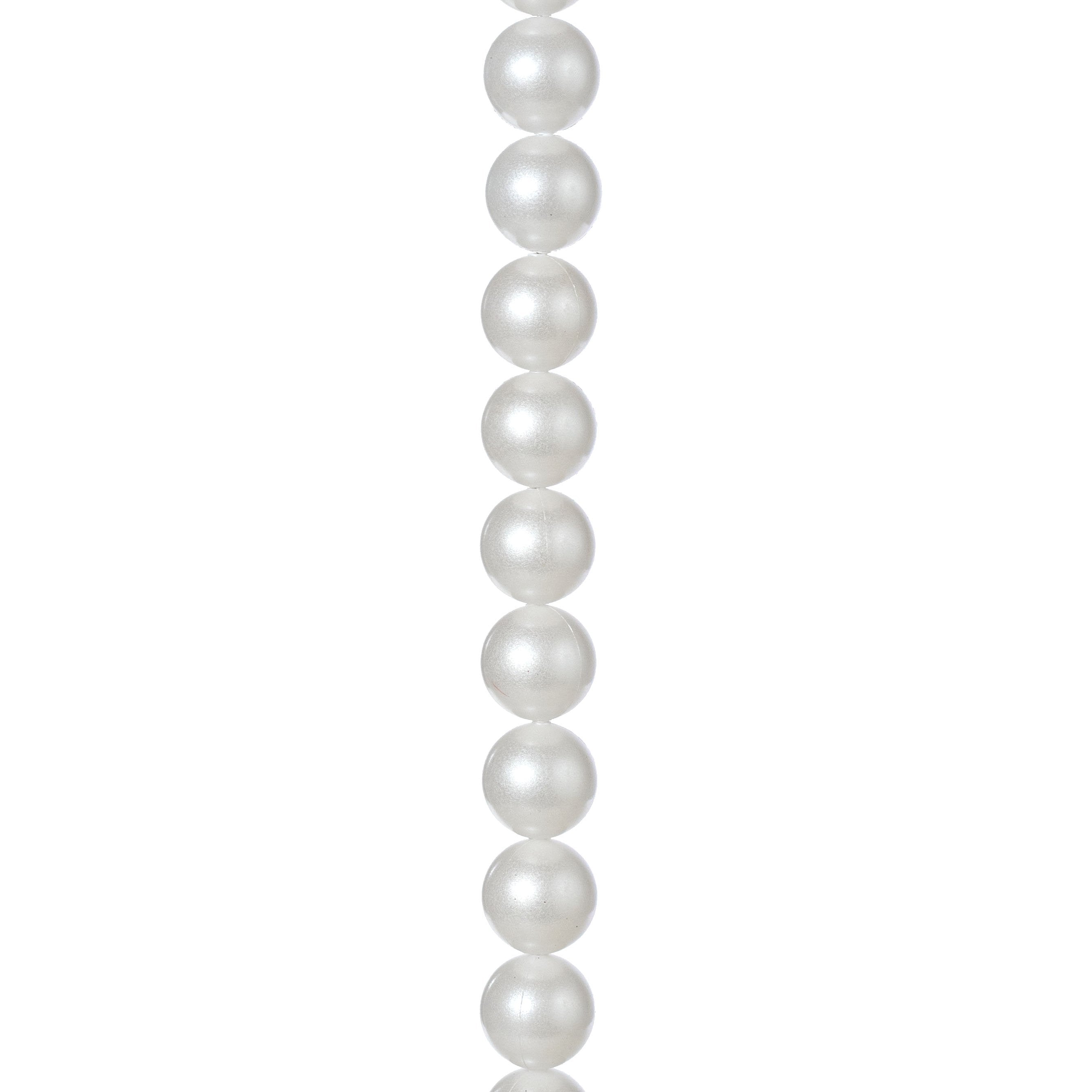 72" Pearl Garland: 30mm White (60 Pearls) detail photo 7