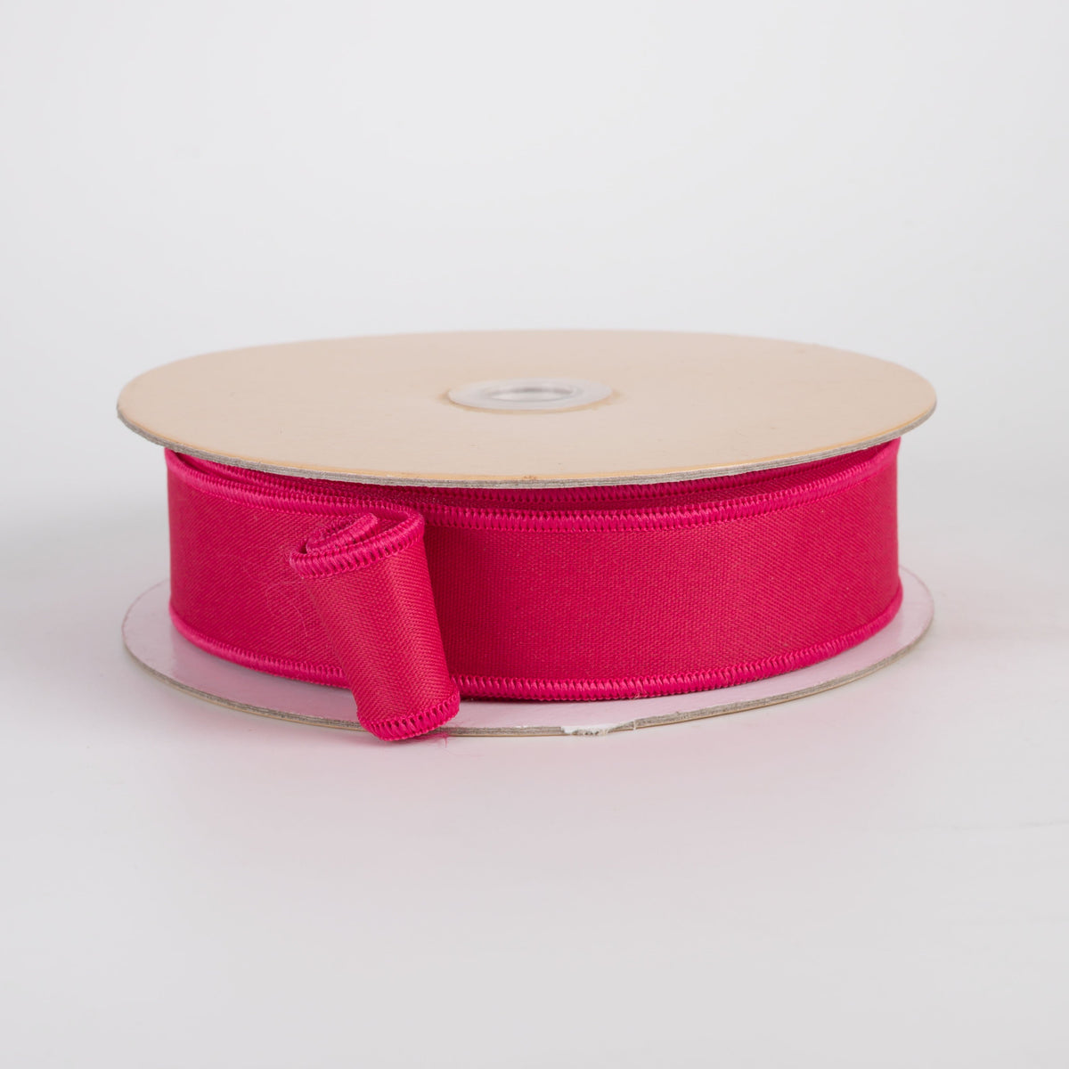 7/8" Double Sided Fused Moire Fabric Ribbon: Hot Pink (10 Yards) Item Number: LX604411
