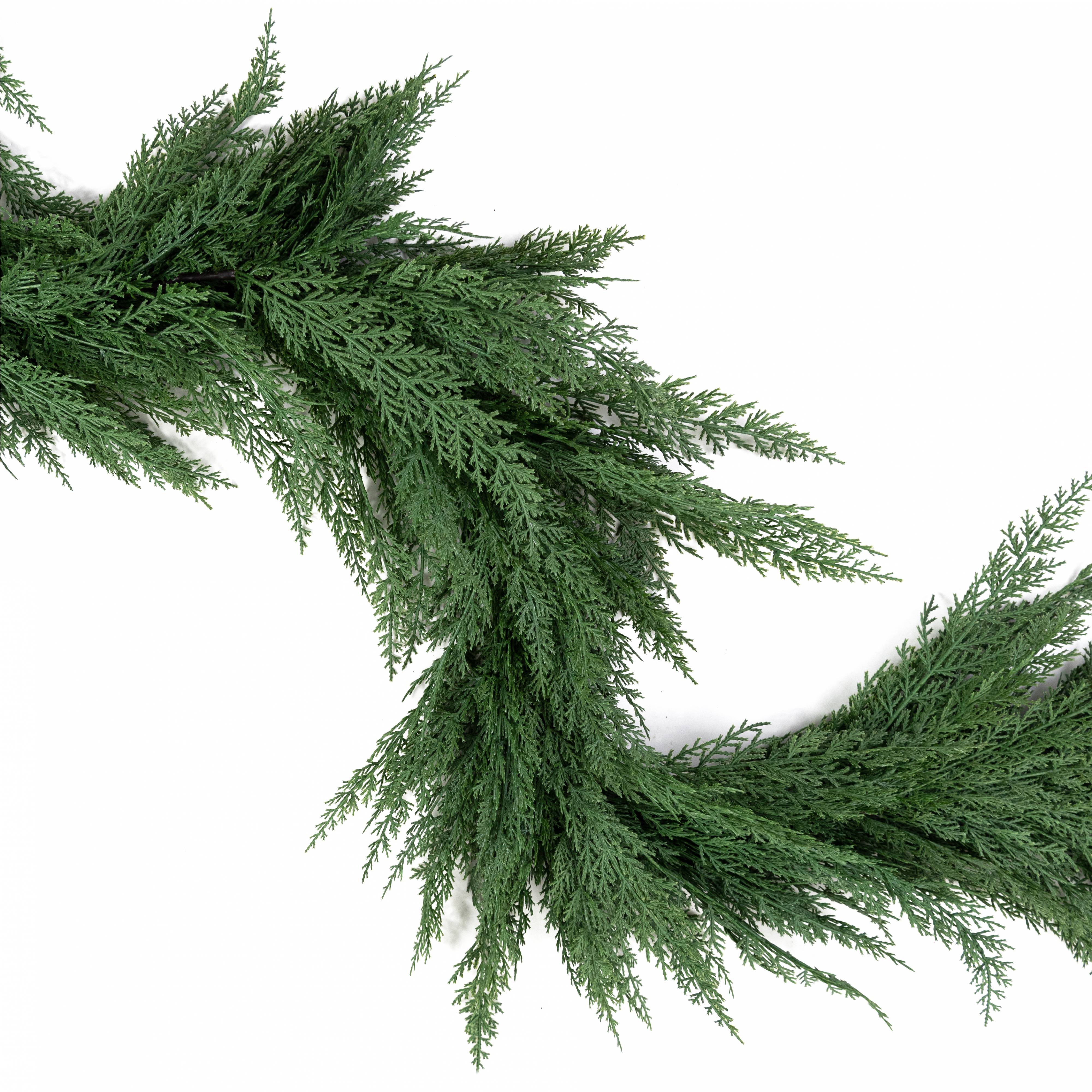 6' Deluxe Faux Cedar Arborvitae Garland