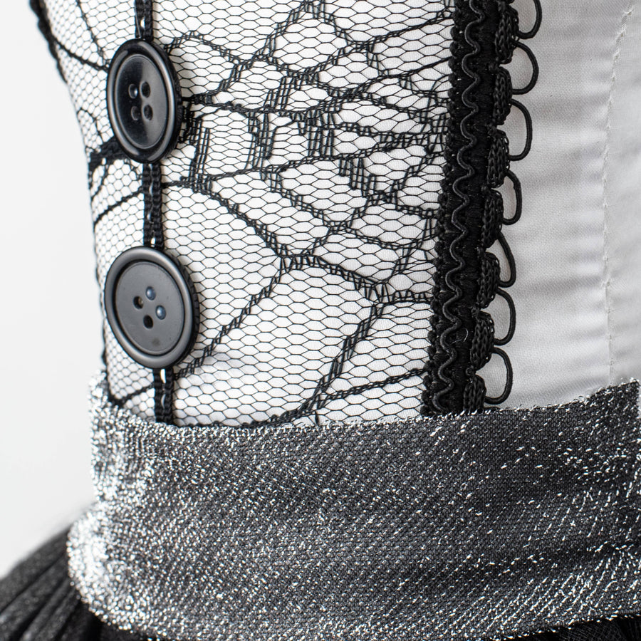 22" Mrs. Frankenstein Body: Black & White