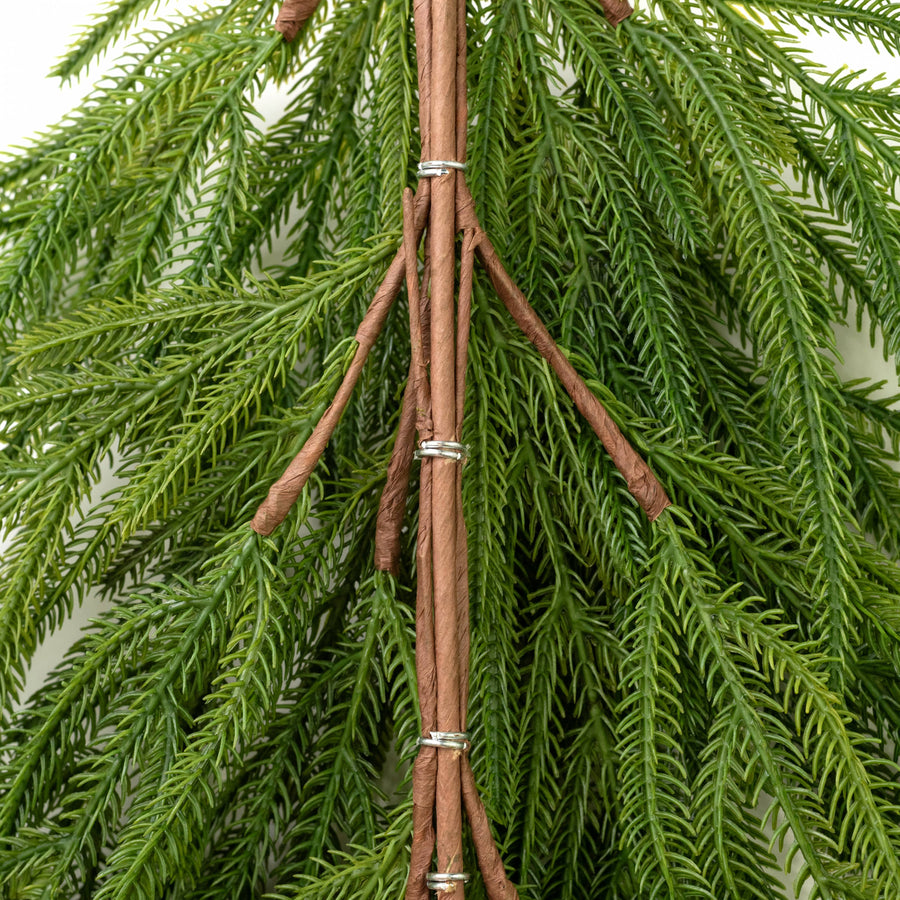 28" Soft Touch Evergreen Fraser Fir Teardrop