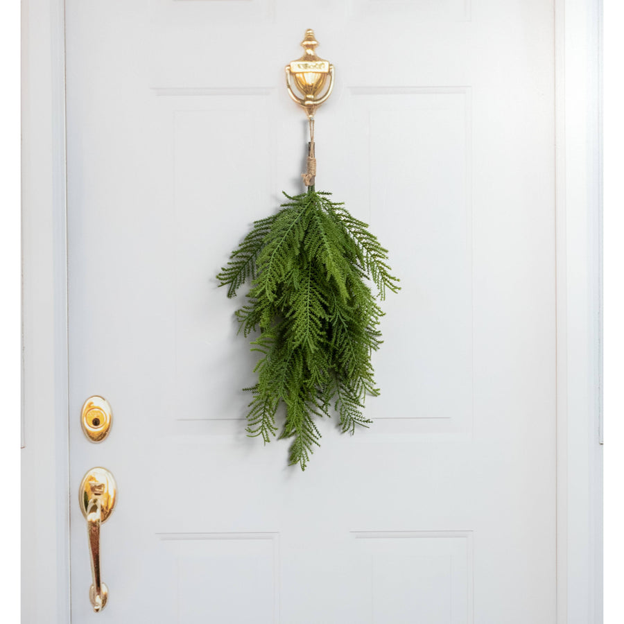 24" Fern Pine Teardrop: Green