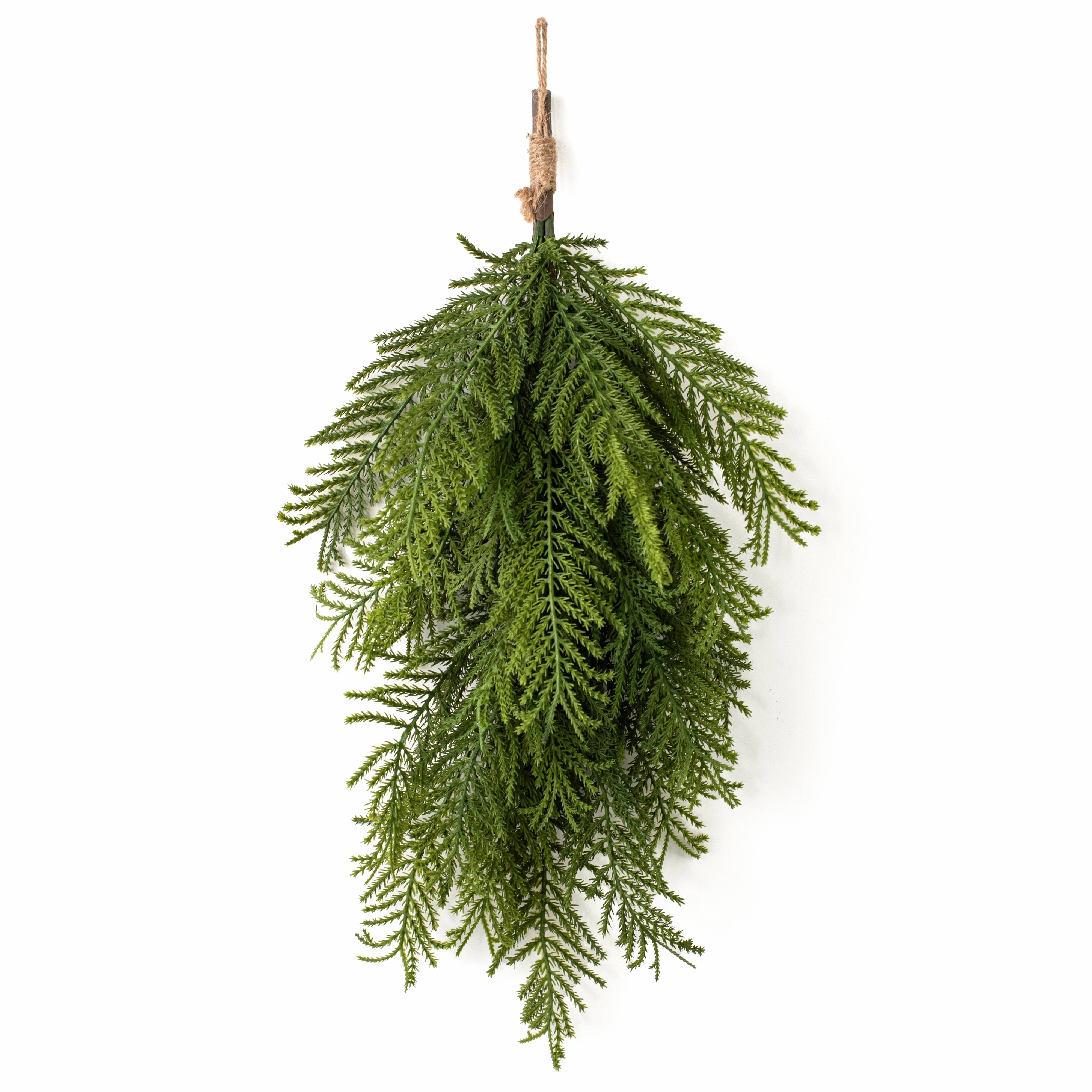 24" Fern Pine Teardrop: Green