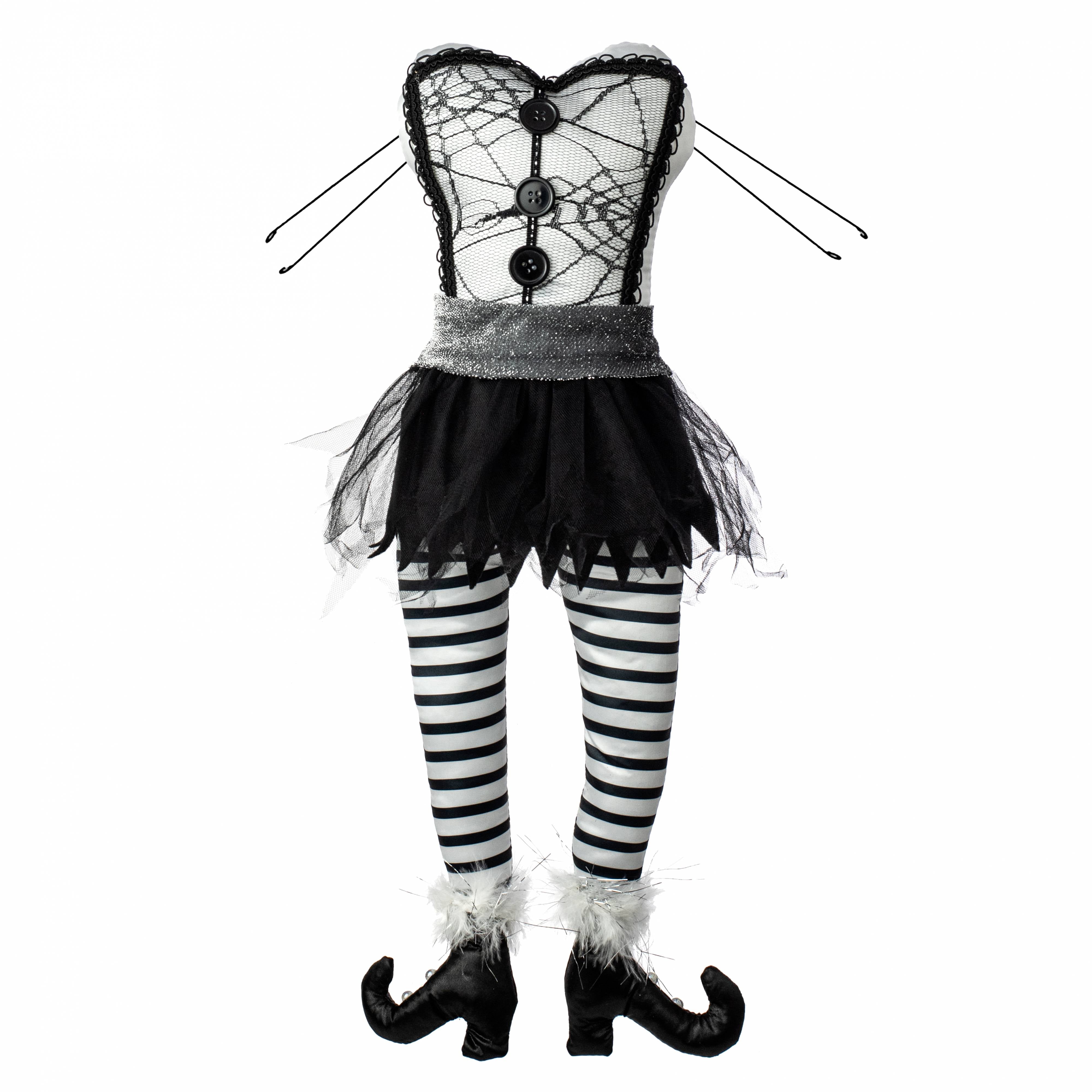 22" Mrs. Frankenstein Body: Black & White