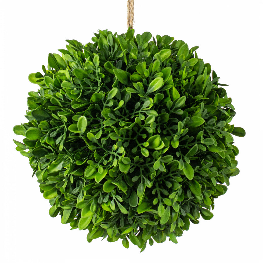 8" Evergreen Boxwood Ball Sphere