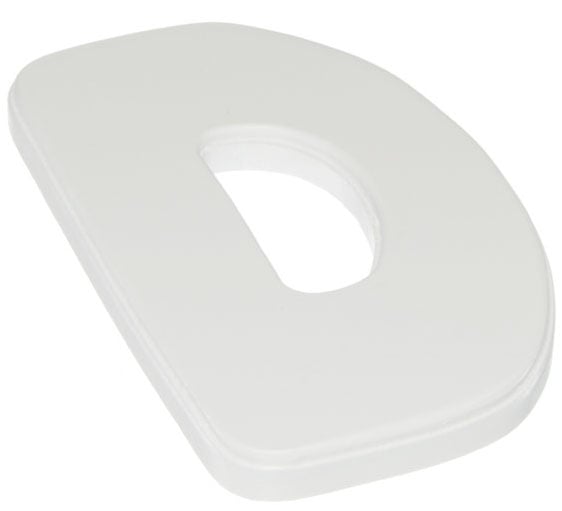5" White Wood Letter- Baby Font: D