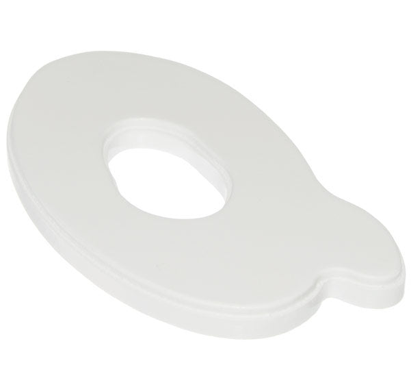 5" White Wood Letter- Baby Font: Q